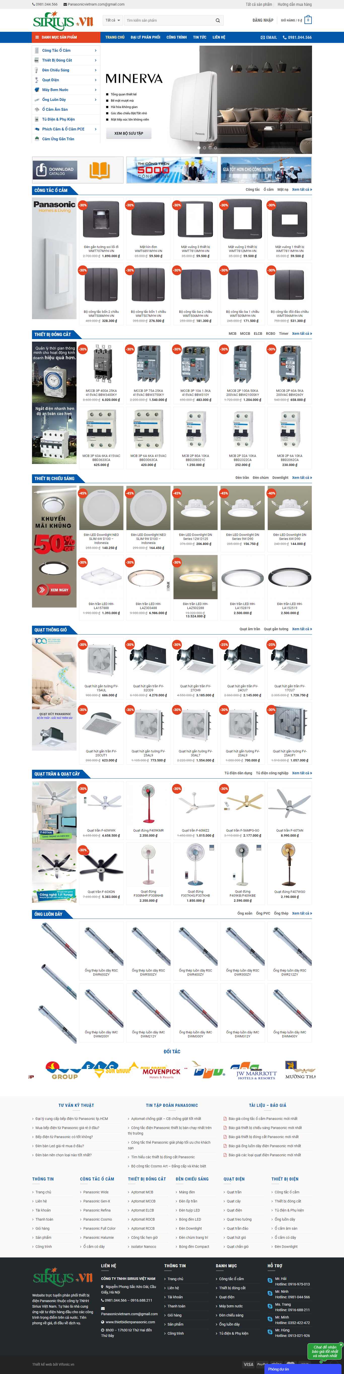 [thietbidiensino] Thiết kế Website Web điện dân dụng - thietbidienpanasoniccom