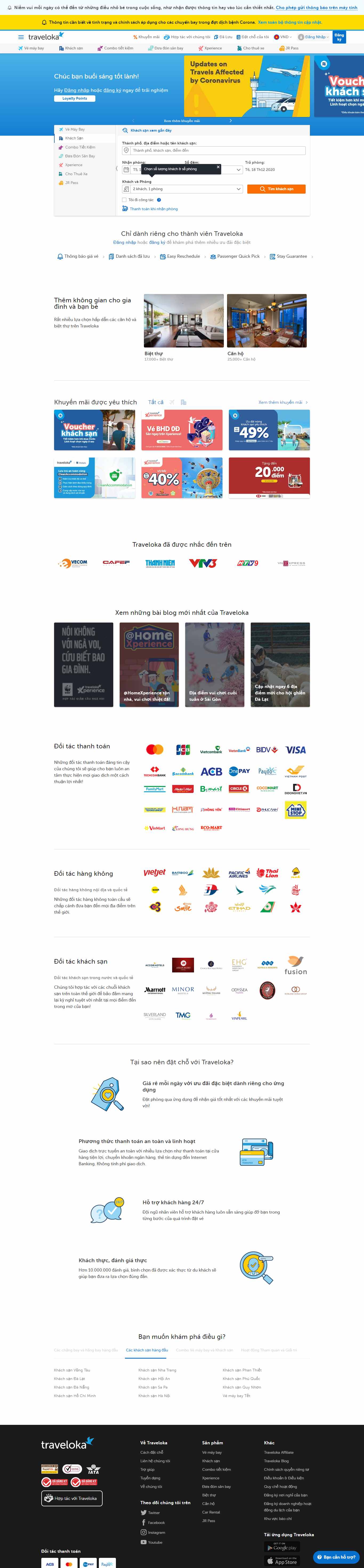 Thiết kế Website Web thuê xe - wwwtravelokacom