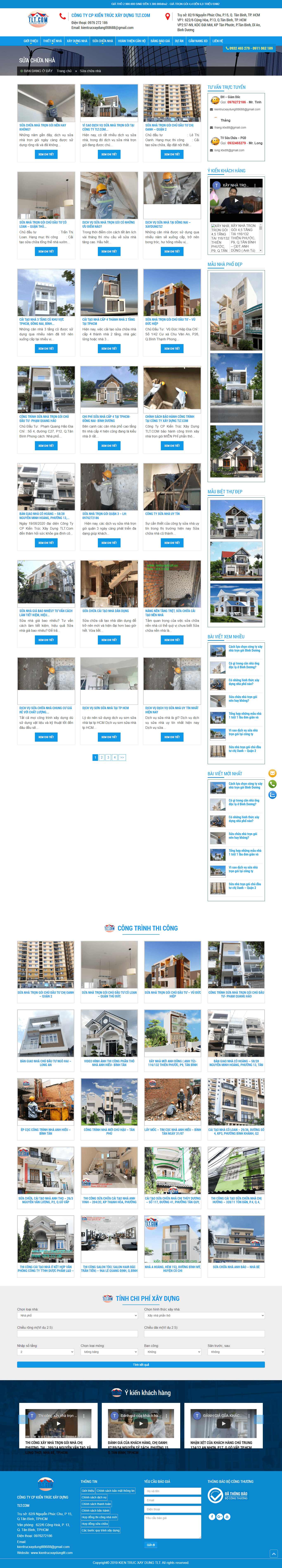 [giaxaynhamoi] Thiết kế Website Web sửa nhà trọn gói - kientrucxaydungtltcom