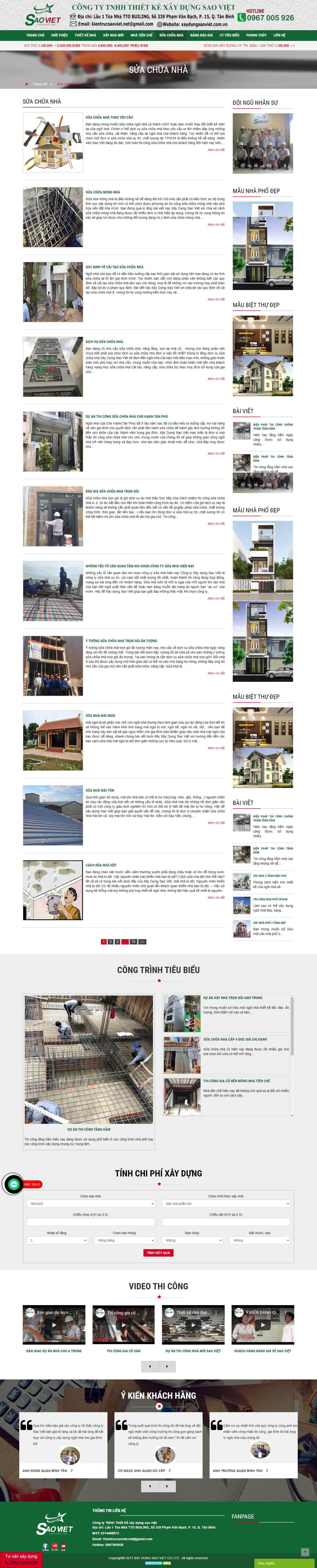 [giaxaynhamoi] Thiết kế Website Web sửa nhà trọn gói - xaydungsaovietcomvn