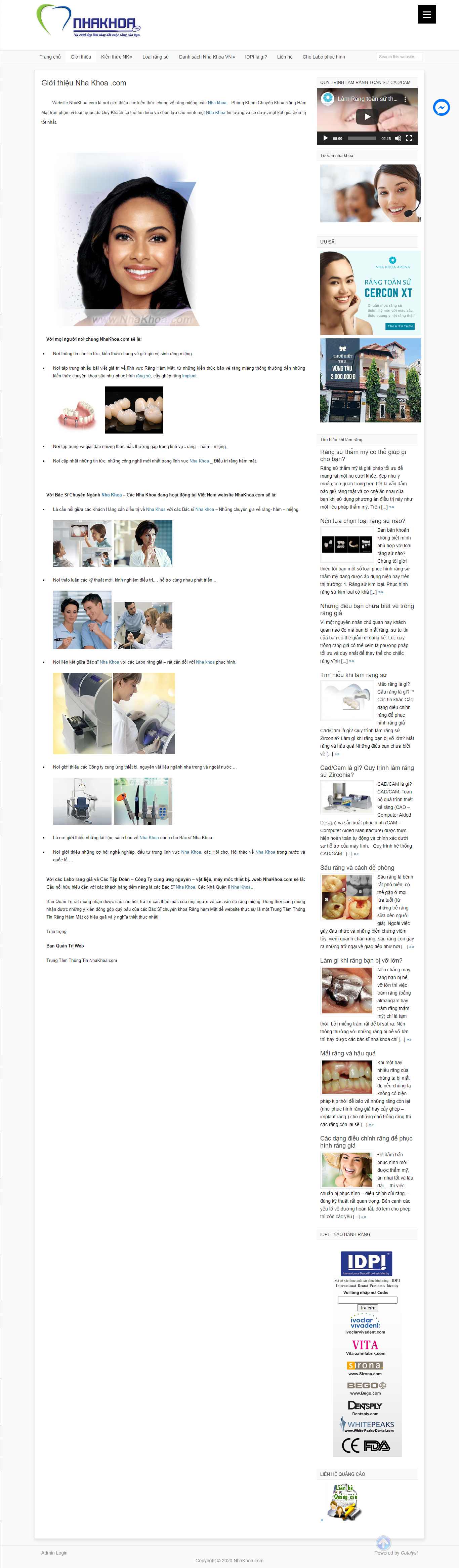 Thiết kế Website Web nha khoa -