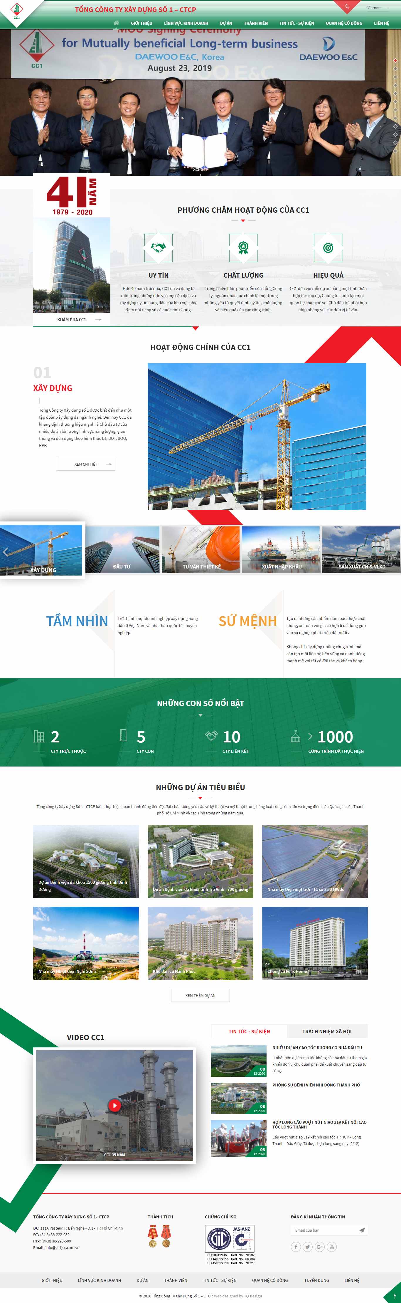 Thiết kế Website Web xây dựng - wwwcc1jsccomvn