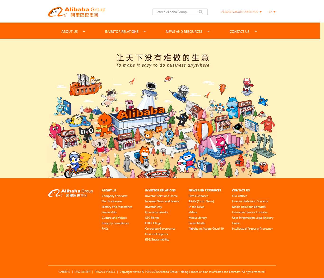 Thiết kế Website Web chuyên nghiệp - wwwalibabagroupcom