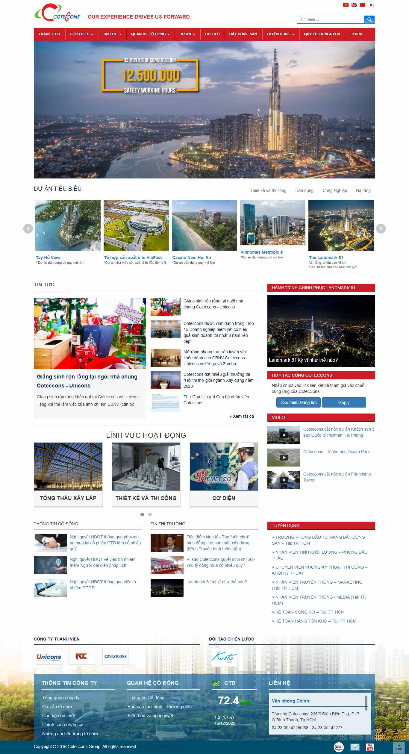 [hanoicert] Thiết kế Website Web công ty - wwwcotecconsvn