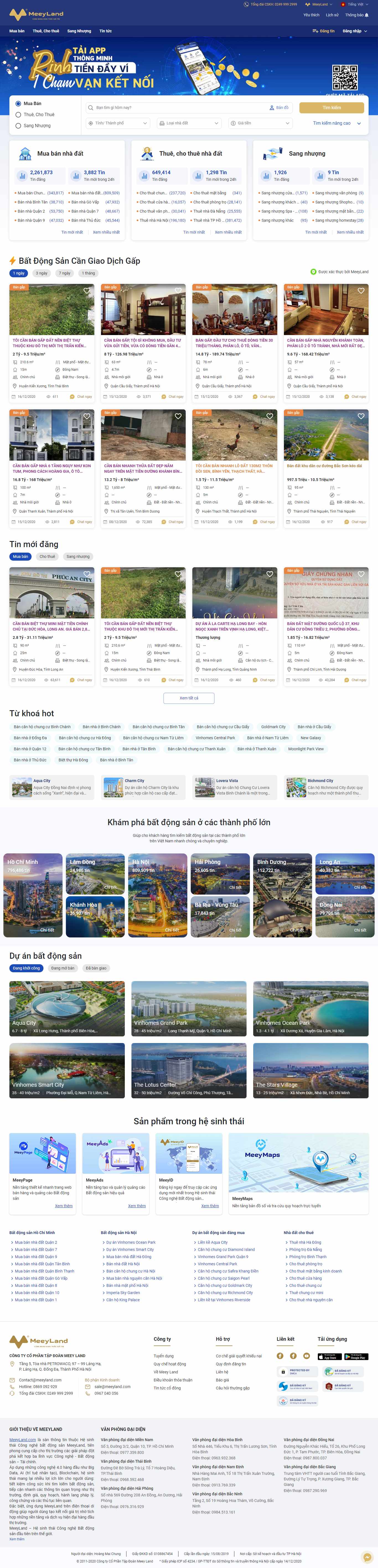 Thiết kế Website Web dịch vụ - meeylandcom