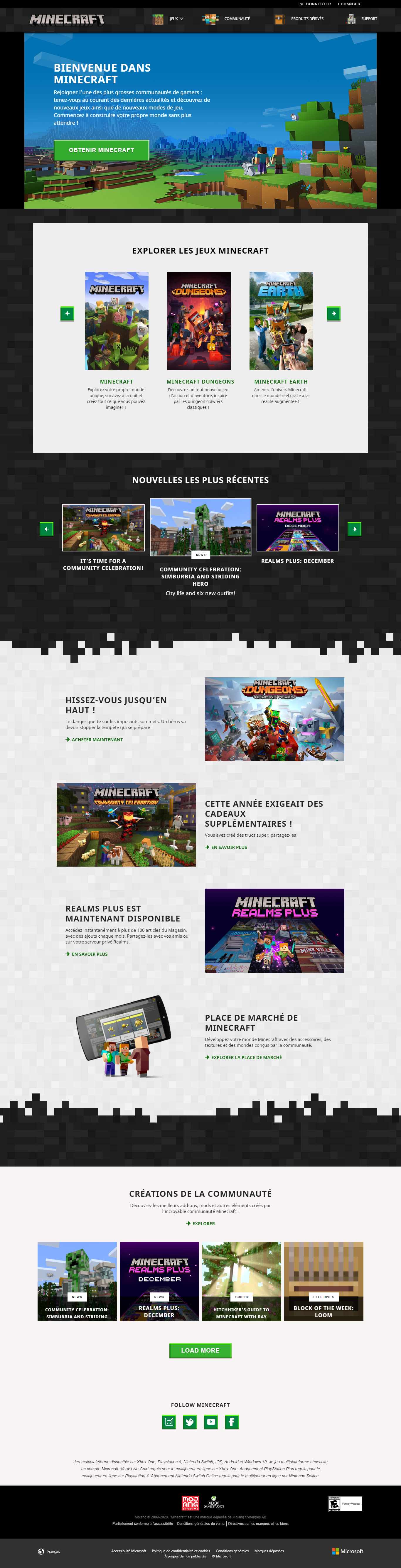 Thiết kế Website Web game - wwwminecraftnet