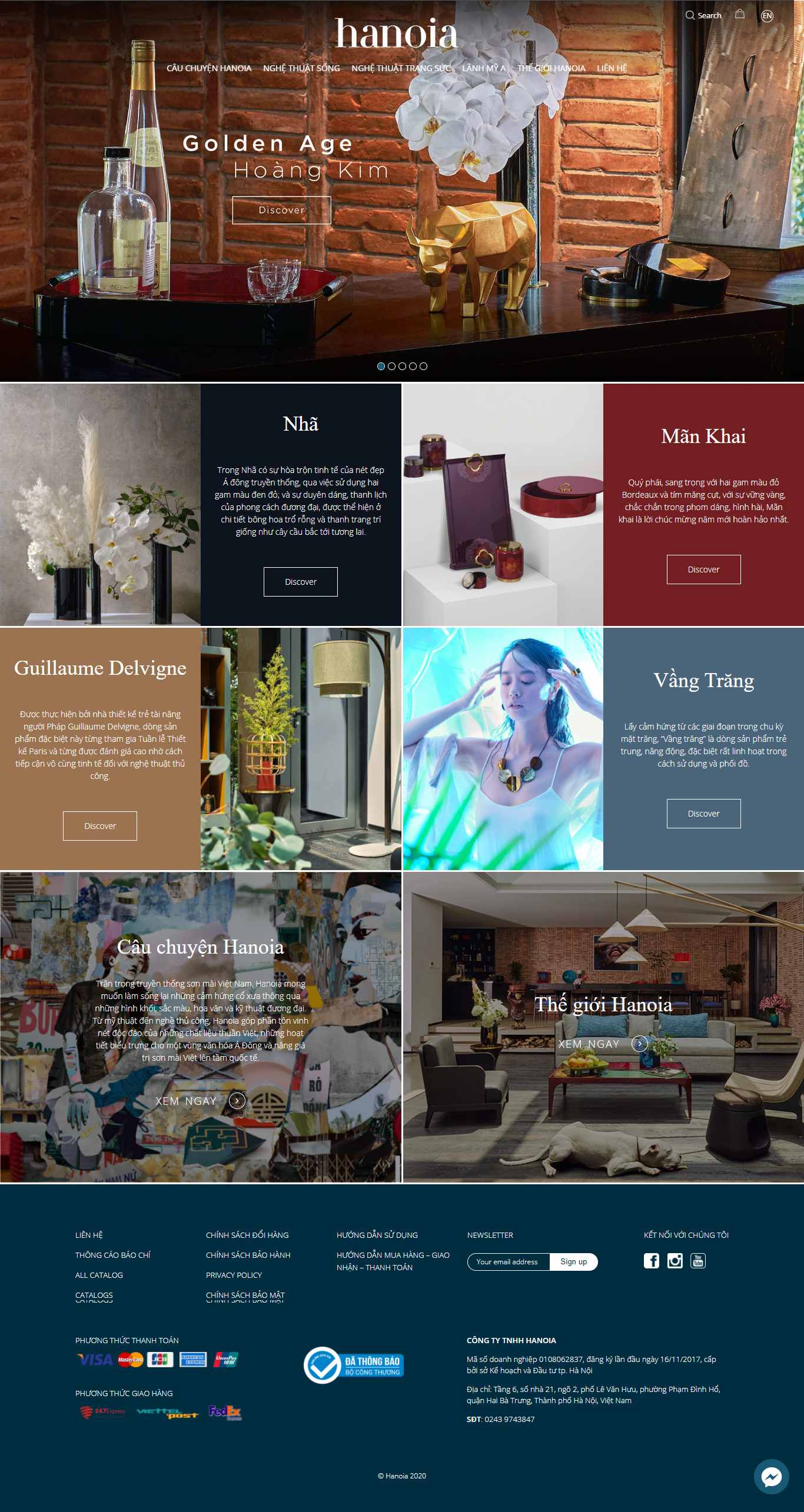 Thiết kế Website Web cửa hàng - hanoiacom