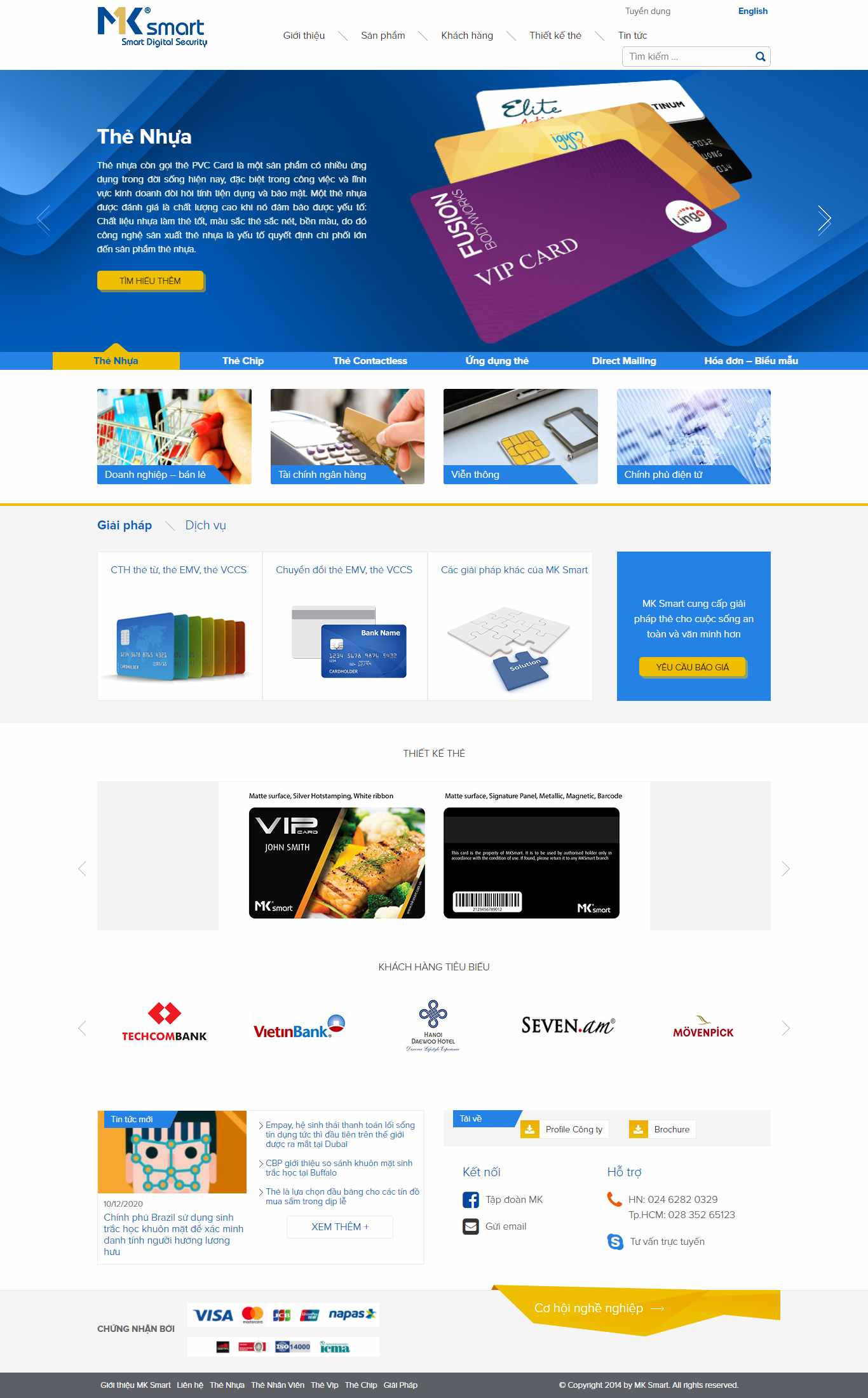 Thiết kế Website Web giới thiệu sản phẩm - mksmartcomvn
