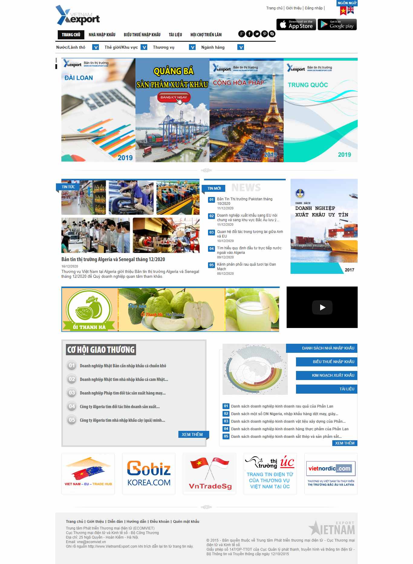 [nhapkhautrungquoc] Thiết kế Website Web xuất nhập khẩu - vietnamexportcom