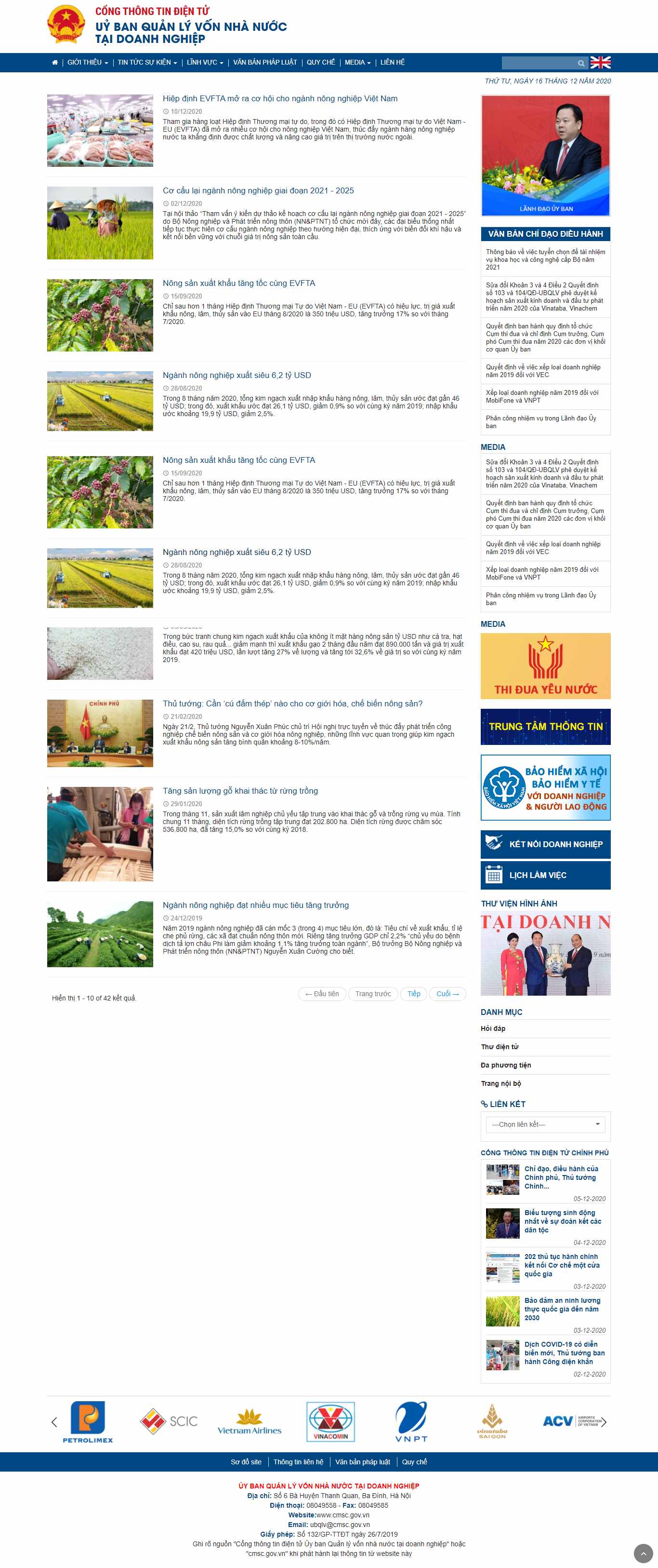 Thiết kế Website Web Nông nghiệp - cmscgovvn