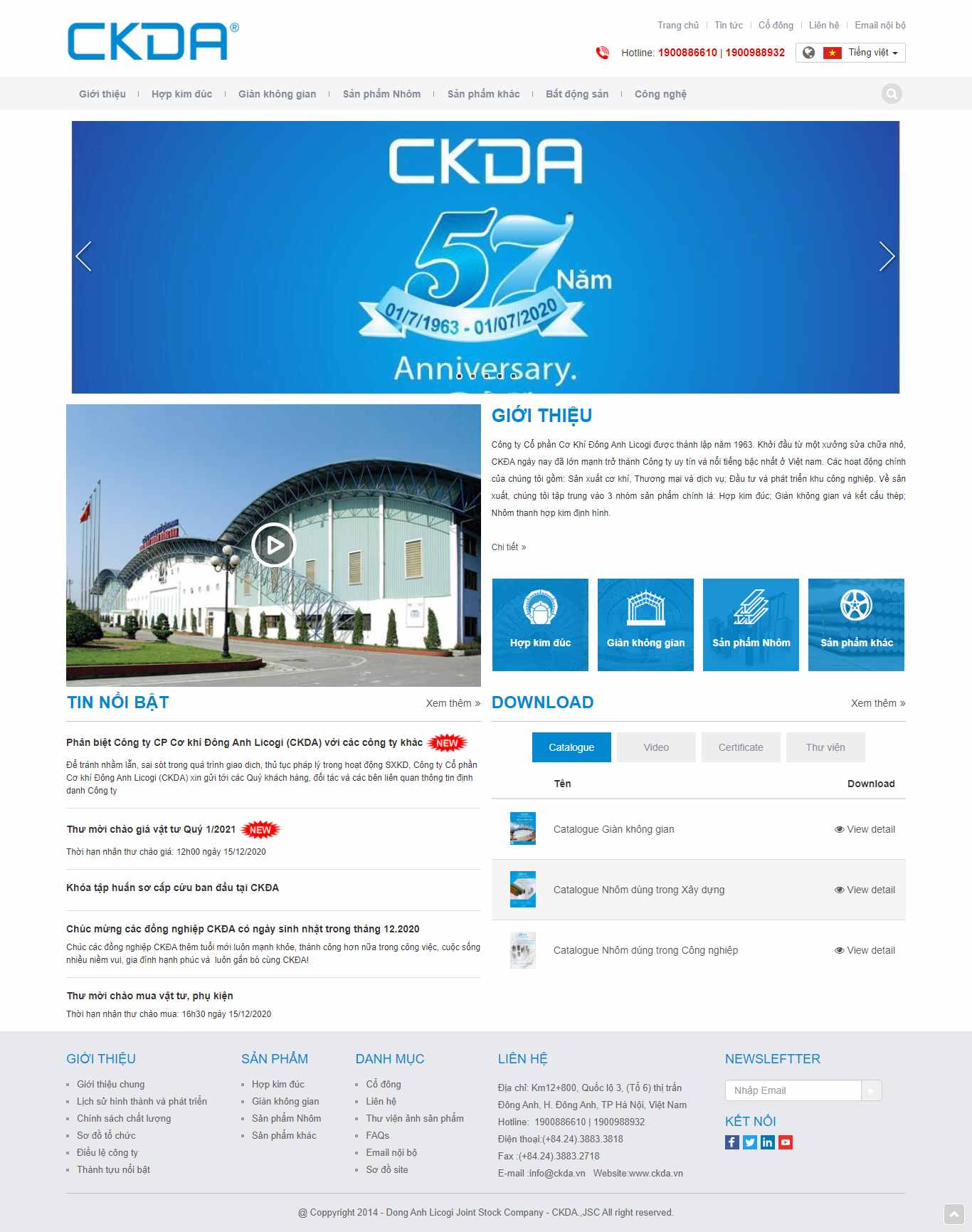Thiết kế Website Web cơ khí - ckdavn