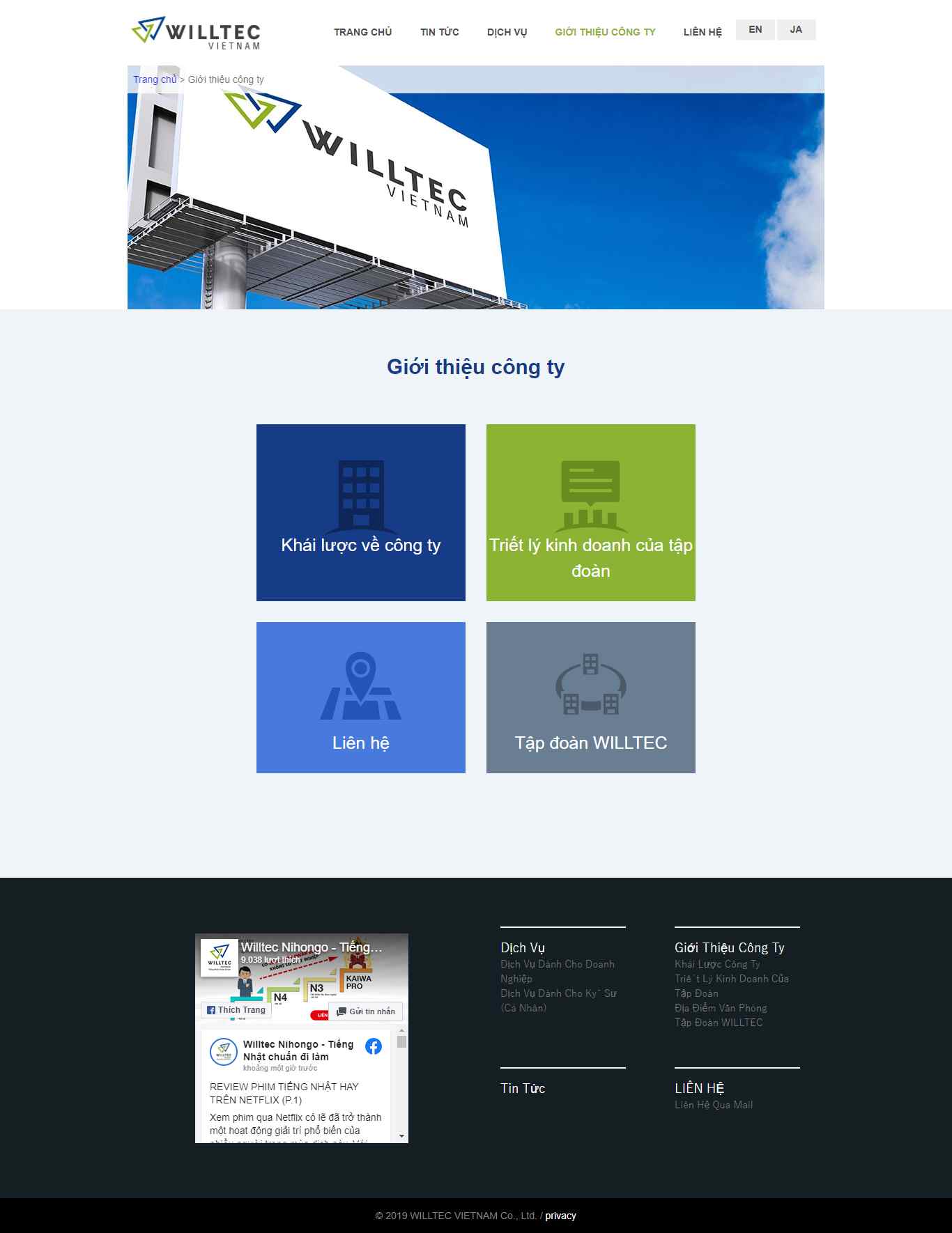 Thiết kế Website web miễn phí - wwwwilltec-vietnamcom