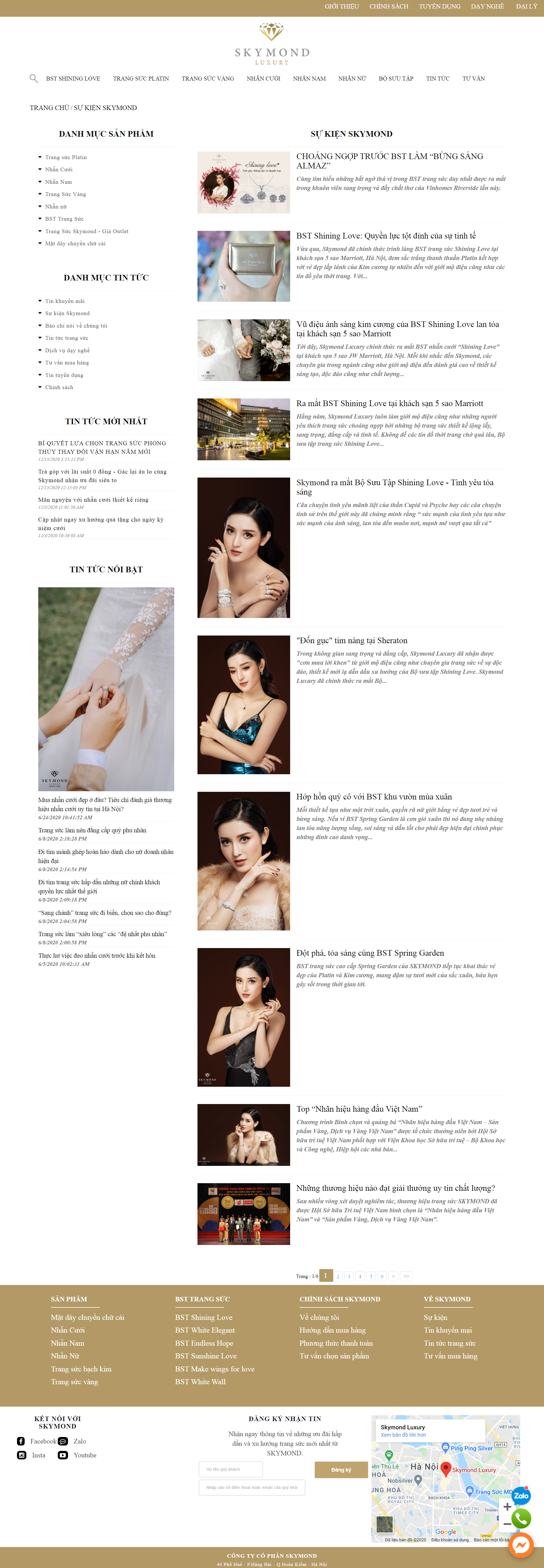 [amejewellery] Thiết kế Website web vàng bạc - skymondvn