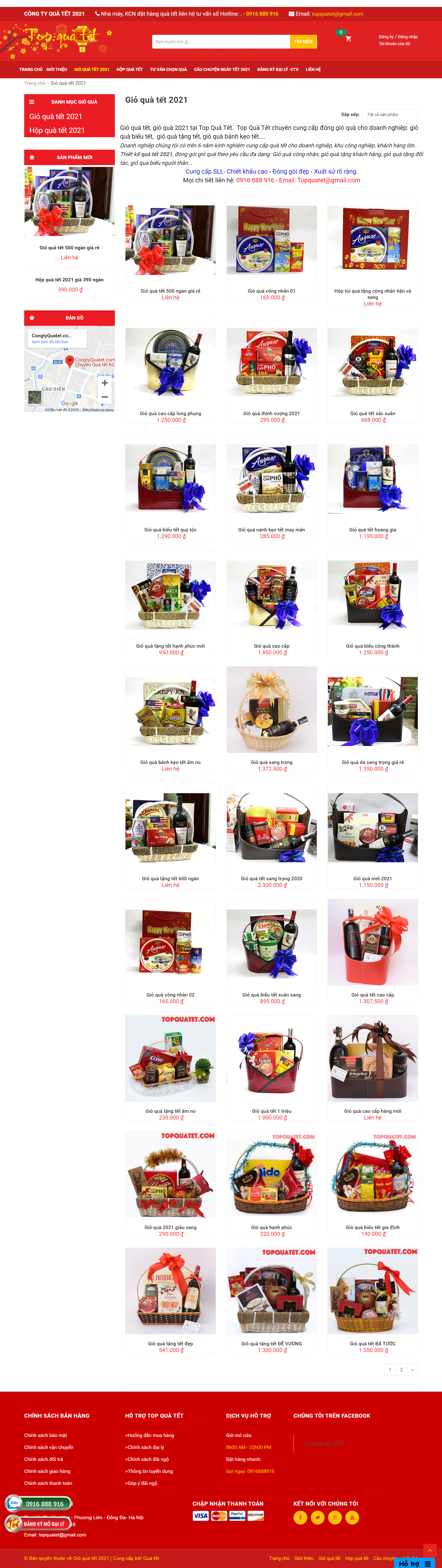 Thiết kế Website Web hàng tết - topquatetcom