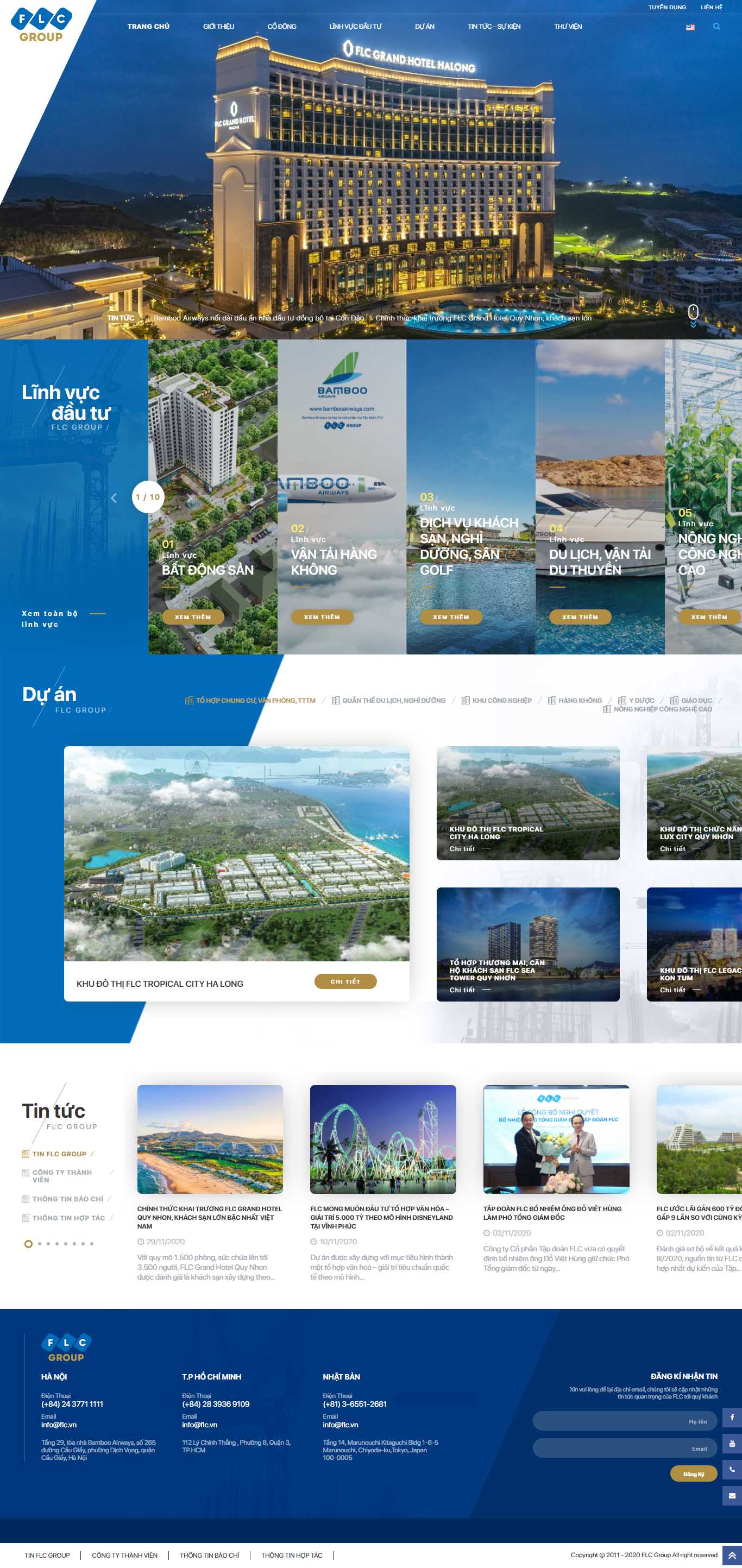Thiết kế Website Web landing page - wwwflcvn