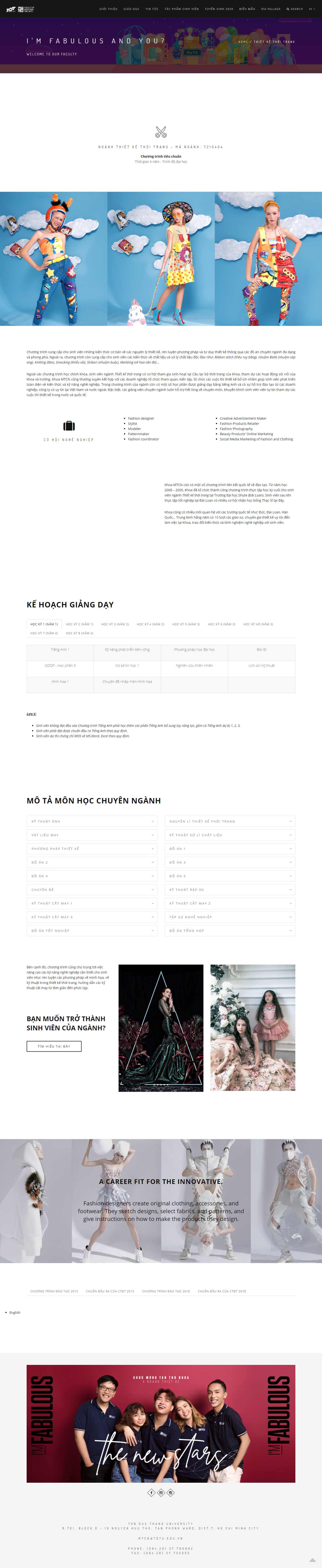 Thiết kế Website Web thiết kế thời trang - ifatdtueduvn