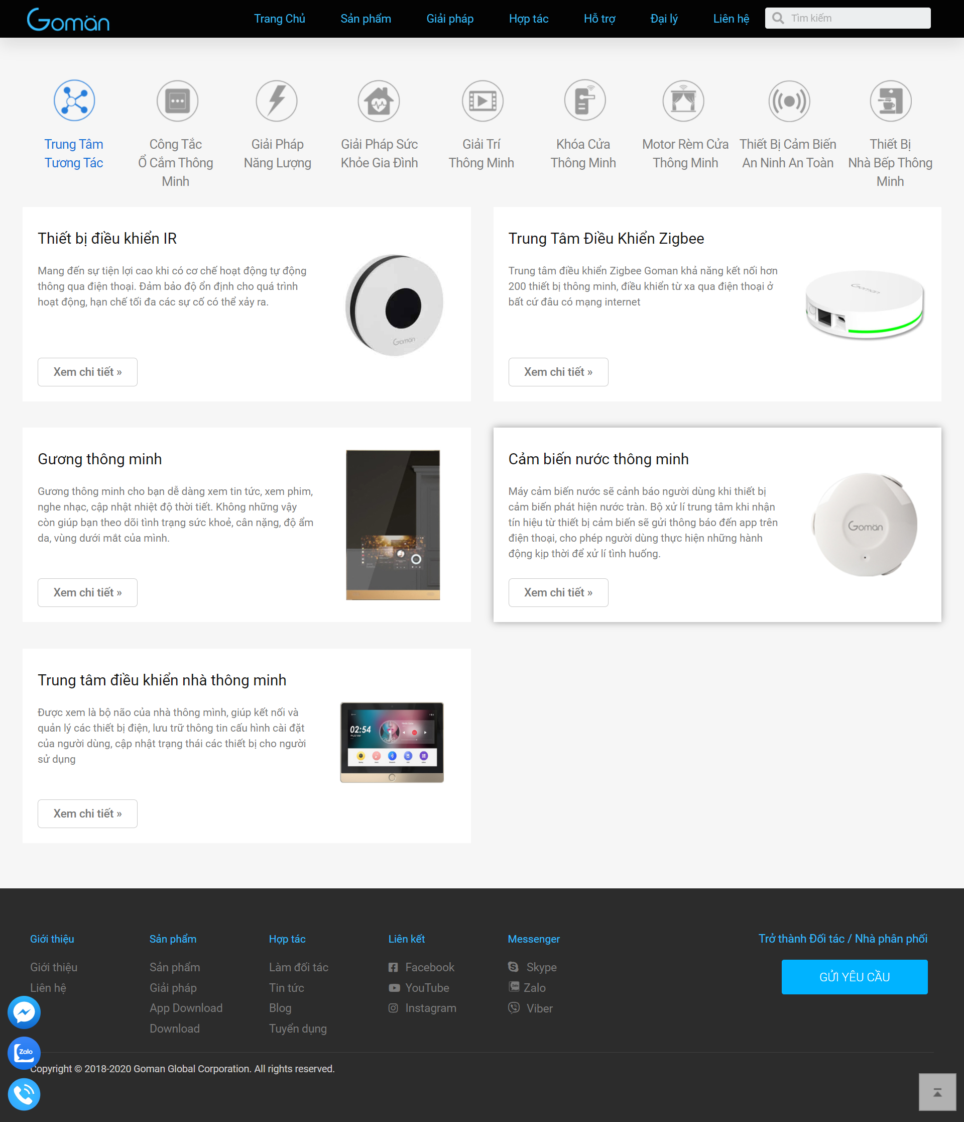 Thiết kế Website web hệ thống an ninh - gomanvietnamvn