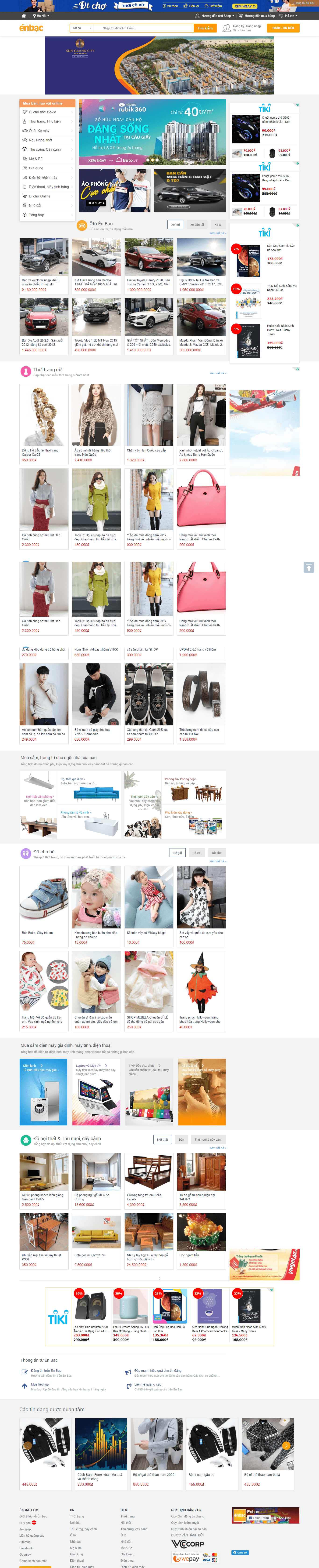 Thiết kế Website Web chuyên nghiệp đẹp - enbaccom