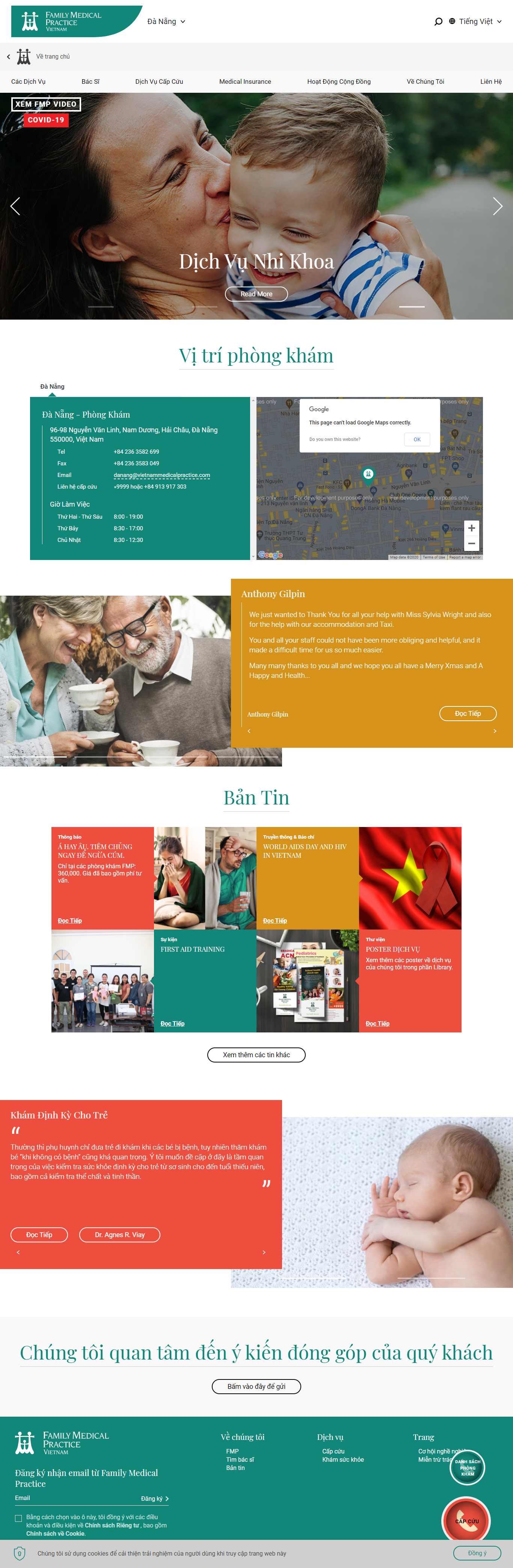 Thiết kế Website web theo yêu cầu - vietnammedicalpracticecom