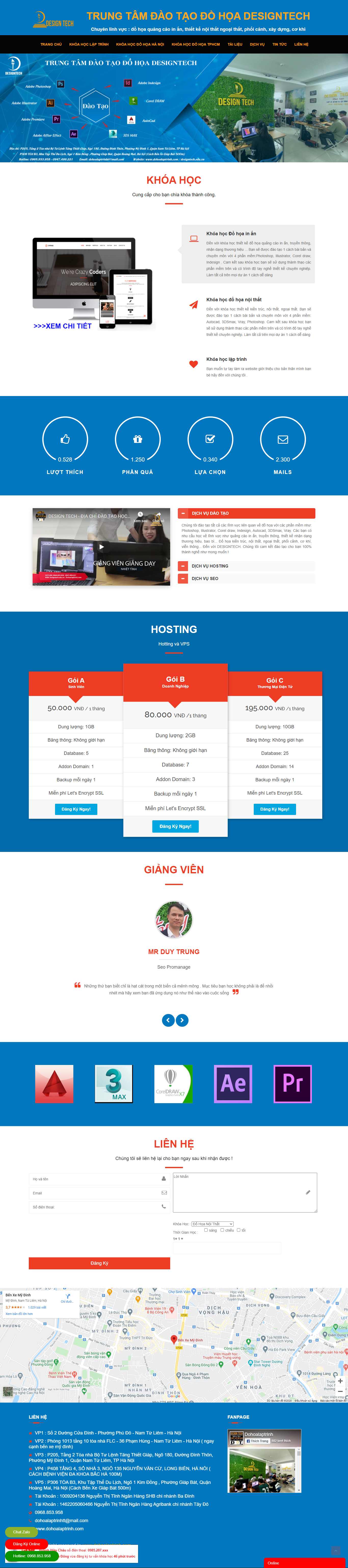 [toihocdohoa] Thiết kế Website web thiết kế đồ họa - dohoalaptrinhcom