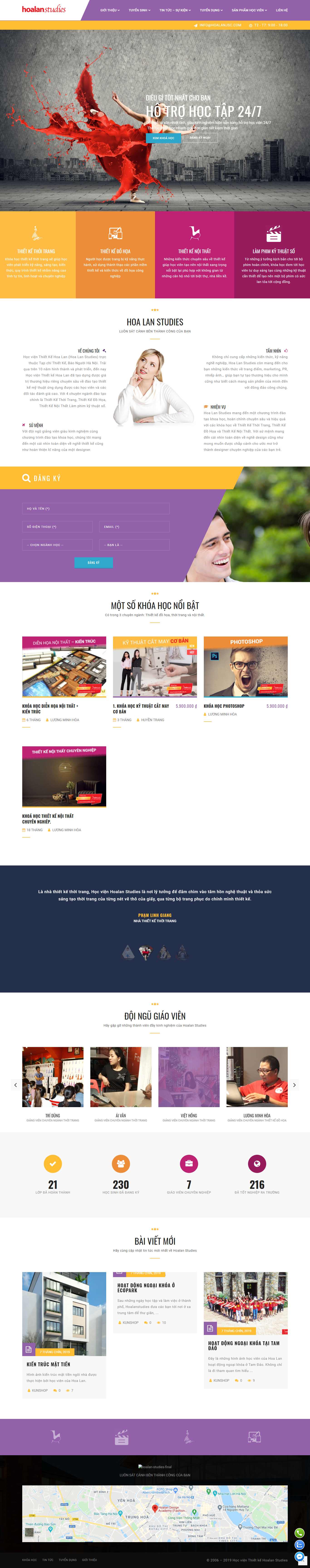 [toihocdohoa] Thiết kế Website web thiết kế đồ họa - hoalanstudieseduvn