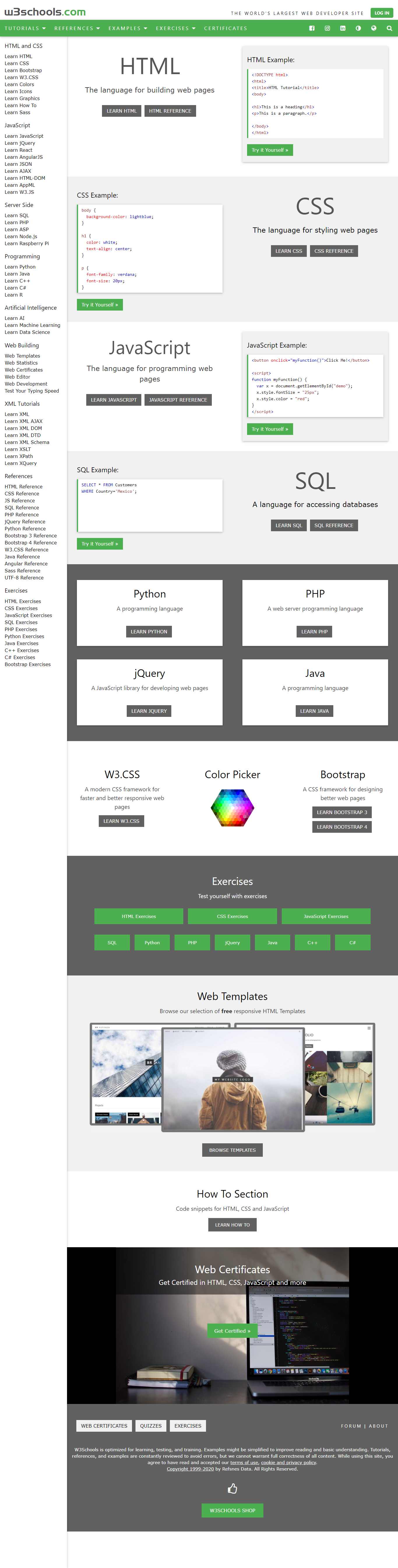 [procad] Thiết kế Website web công nghệ thông tin - wwww3schoolscom