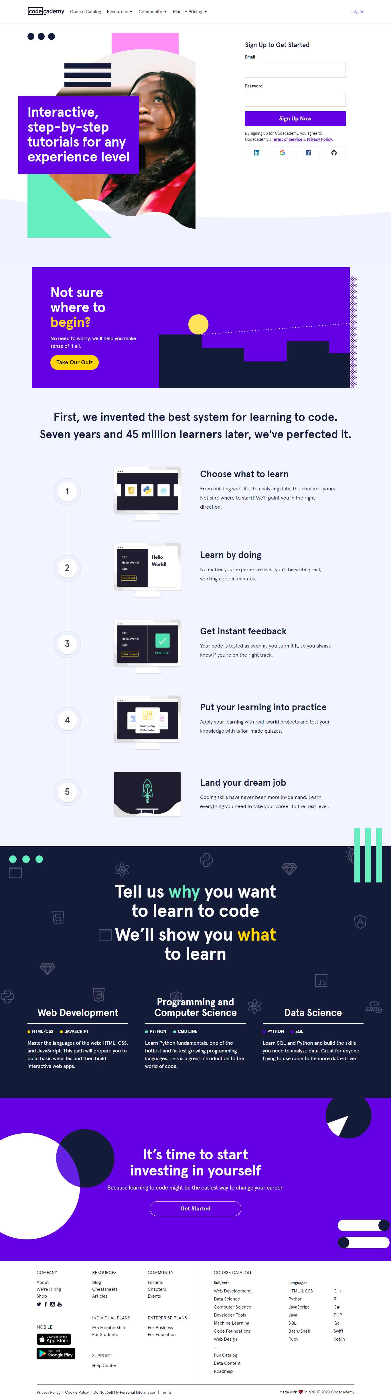 [procad] Thiết kế Website web công nghệ thông tin - wwwcodecademycom
