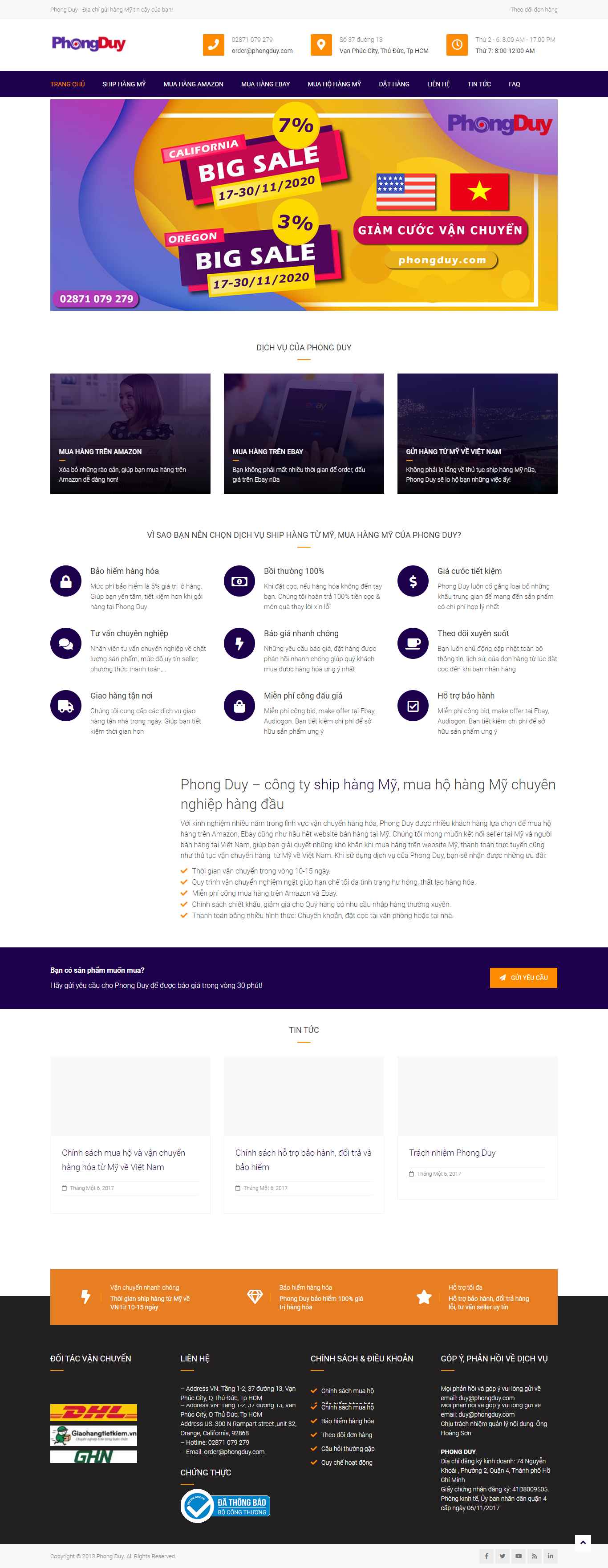 Thiết kế Website web nước ngoài - phongduycom