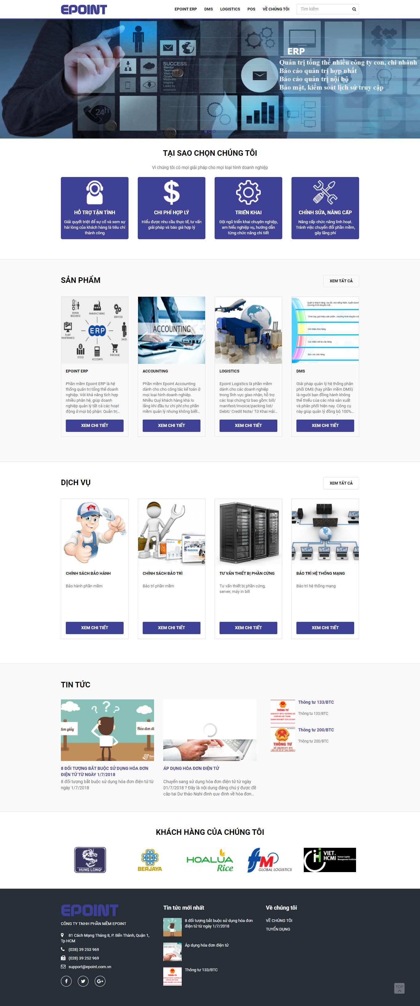 [lichvannien365] Thiết kế Website web người nổi tiếng - epointcomvn