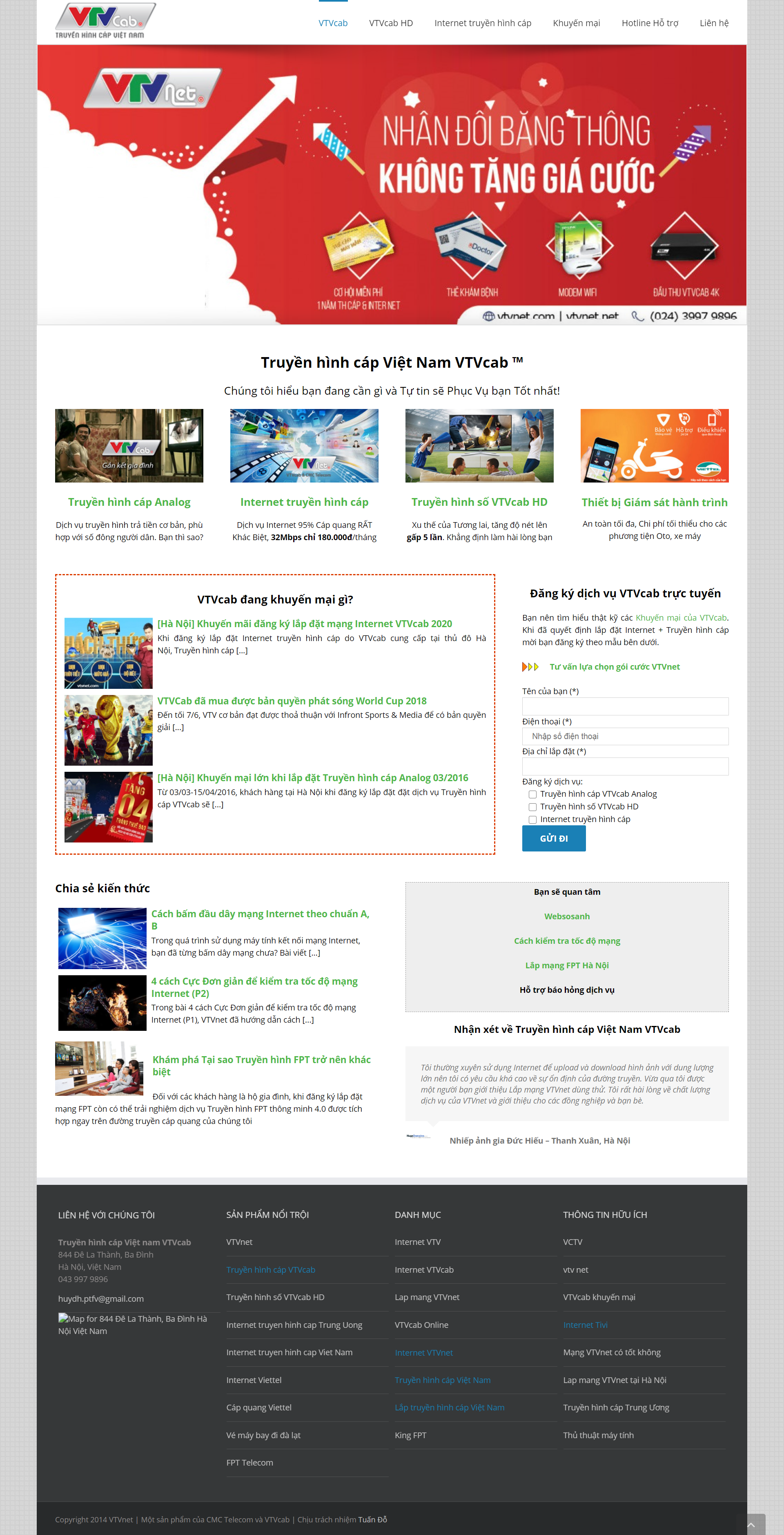 Thiết kế Website web truyền hình - vtvcaborg