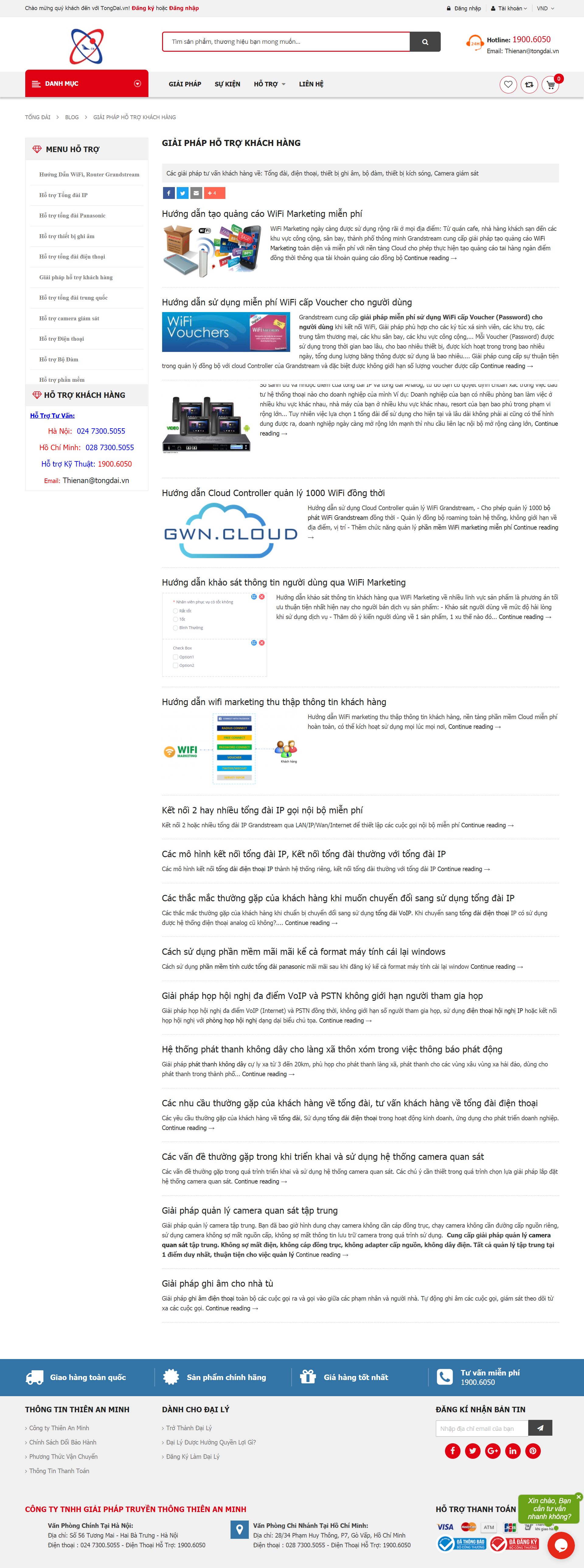 [tongdai] Thiết kế Website web lắp đặt tổng đài - wwwtongdaicomvn