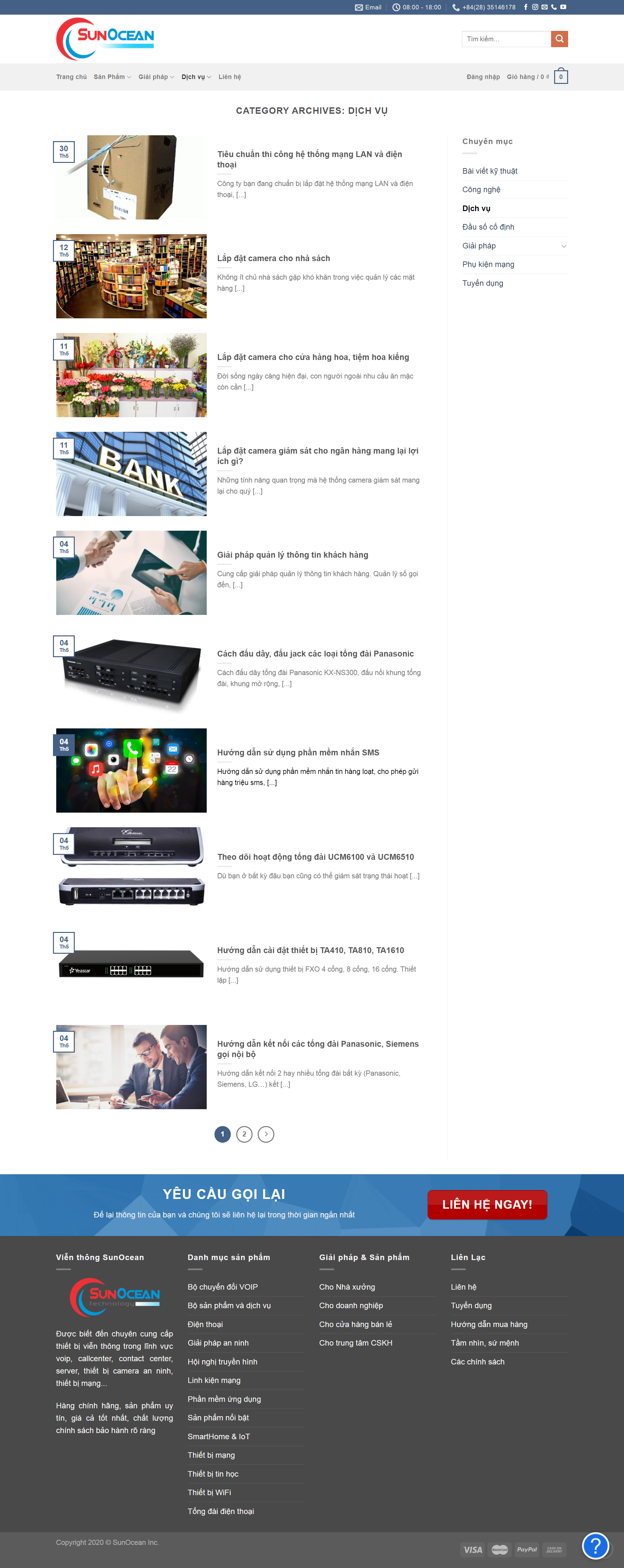 [tongdai] Thiết kế Website web lắp đặt tổng đài - wwwsunoceancomvn