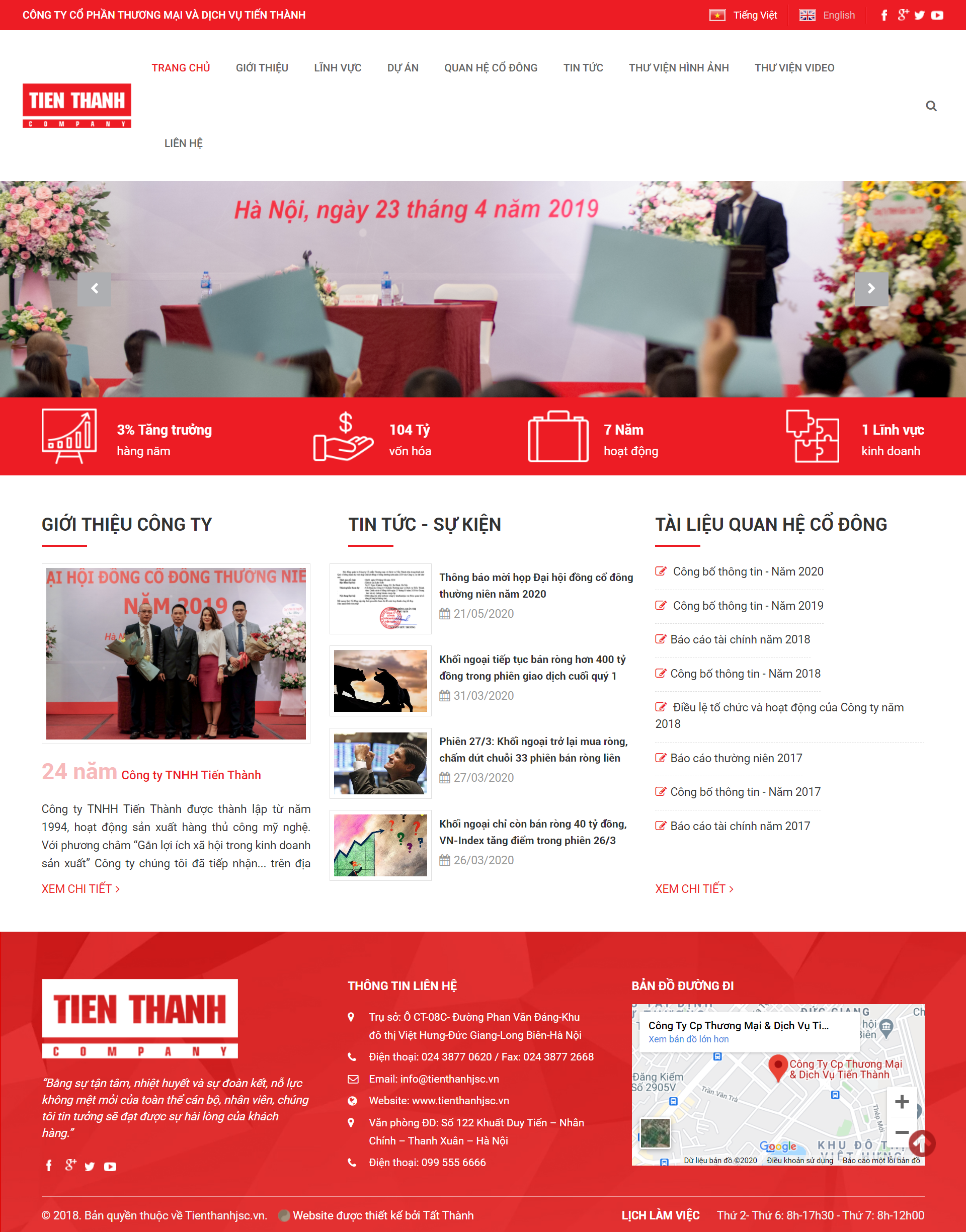 [zema] Thiết kế Website web dịch vụ - tienthanhjscvn