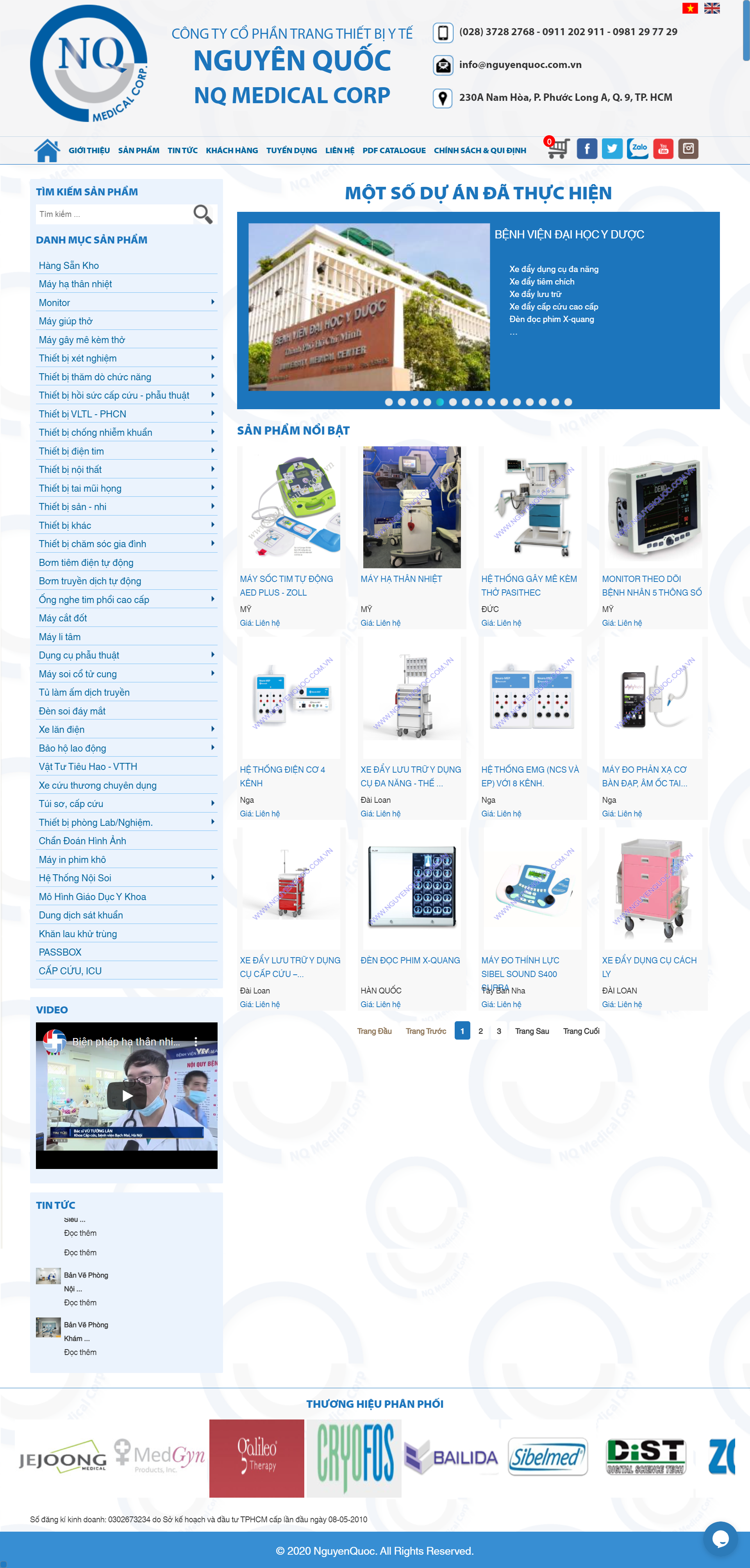 Thiết kế Website Web y tế - wwwnguyenquoccomvn