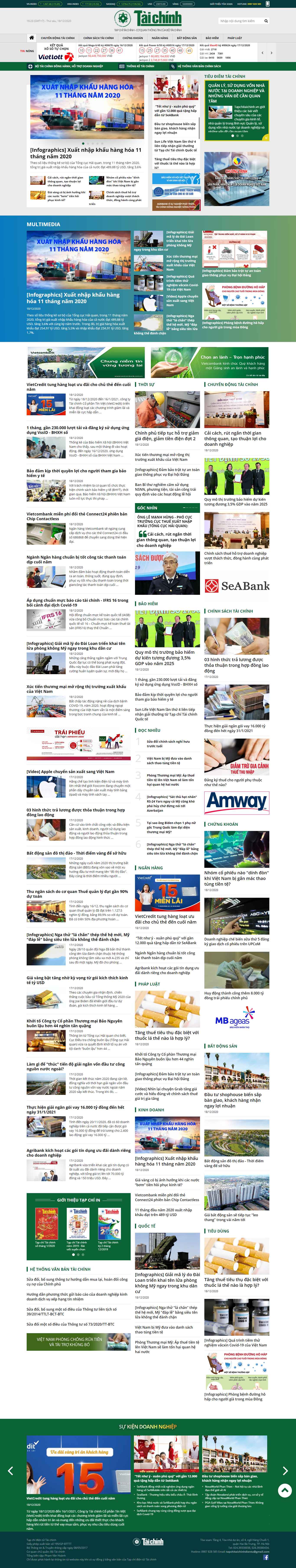 [viethungvn] Thiết kế Website web dịch vụ Logistics - tapchitaichinhvn