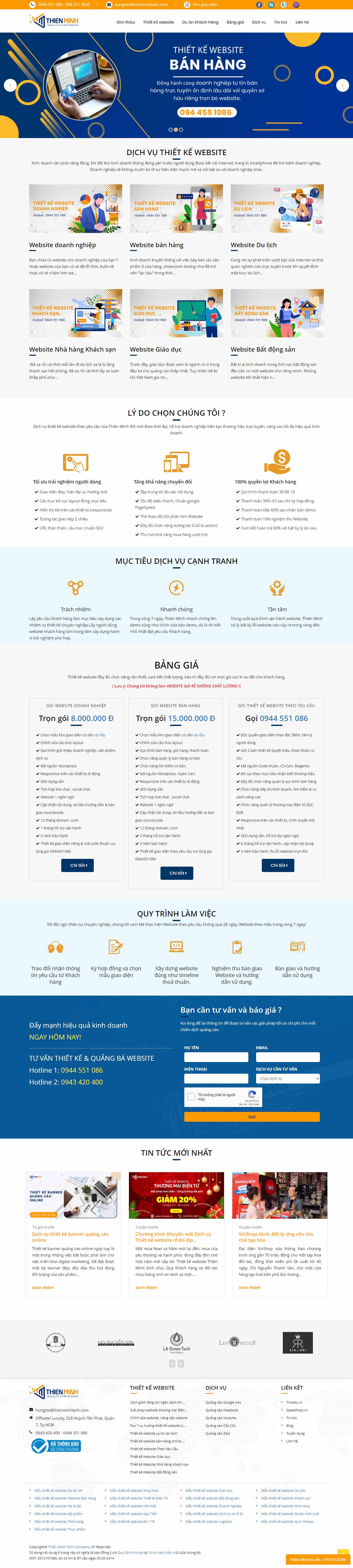 [giant] Thiết kế Website web quảng cáo google - tmiwebvn
