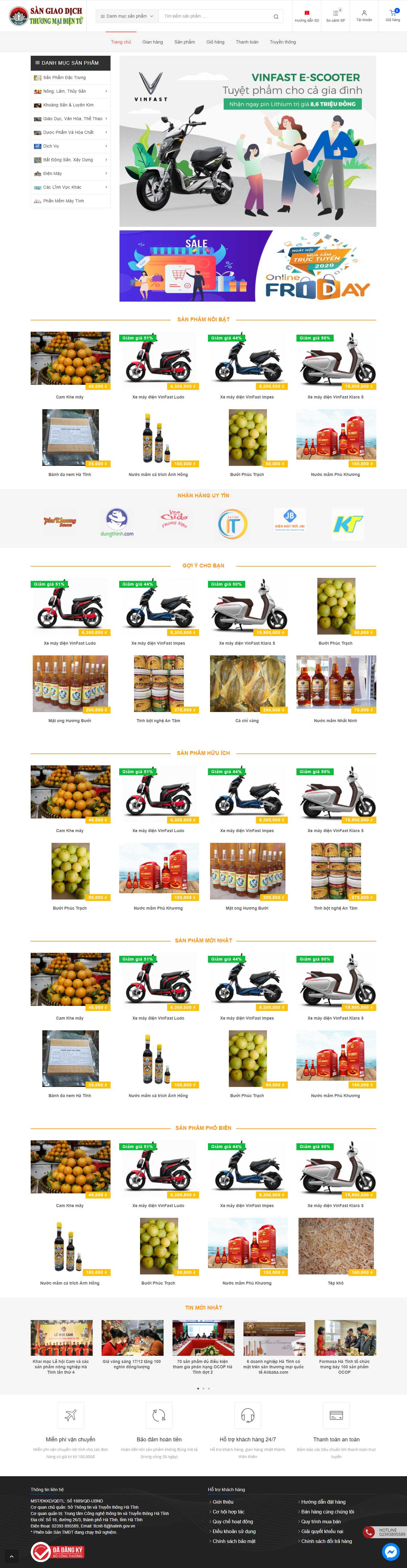 [tapchicoin24h] Thiết kế Website web sàn giao dịch - hatinhtradecomvn