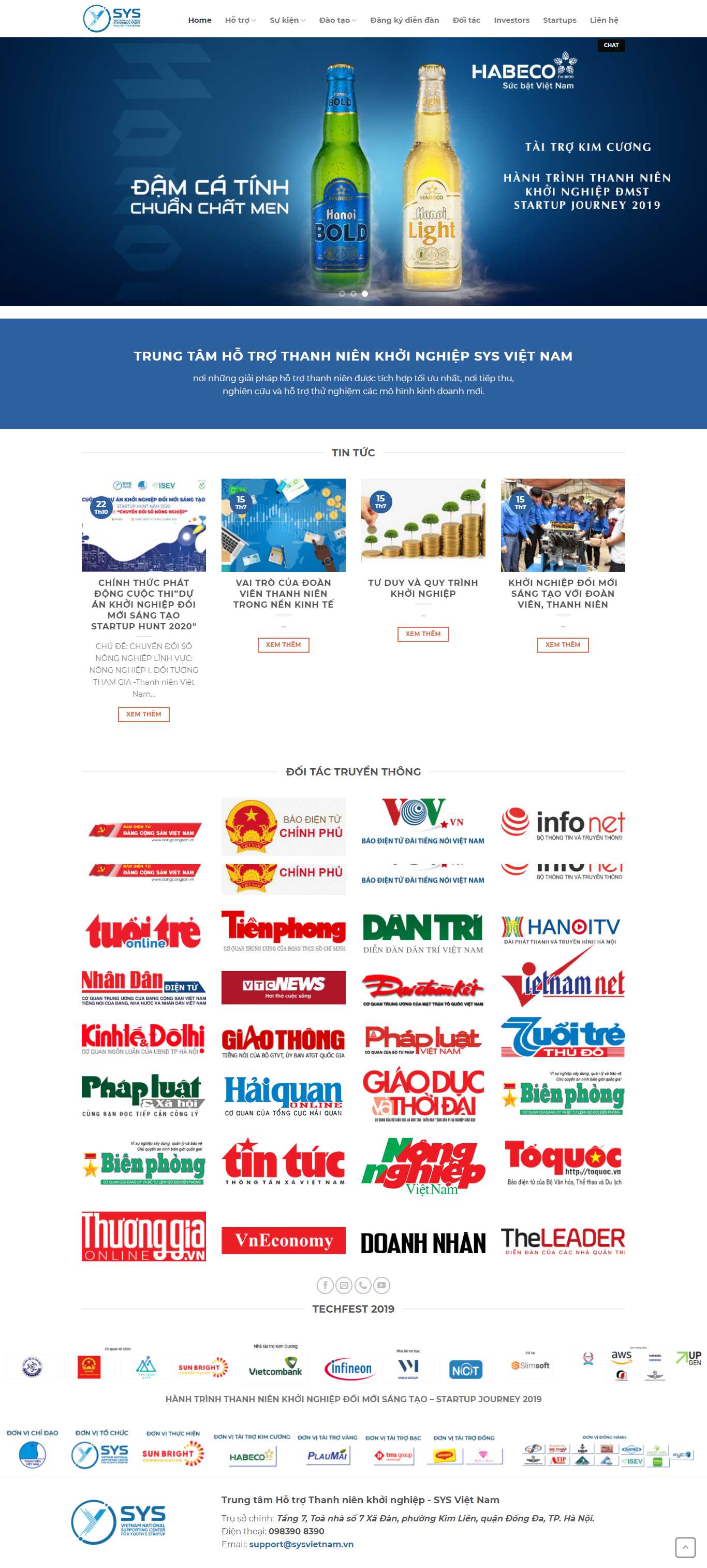 [khoinghiepsangtao] Thiết kế Website web khởi nghiệp - sysvietnamvn