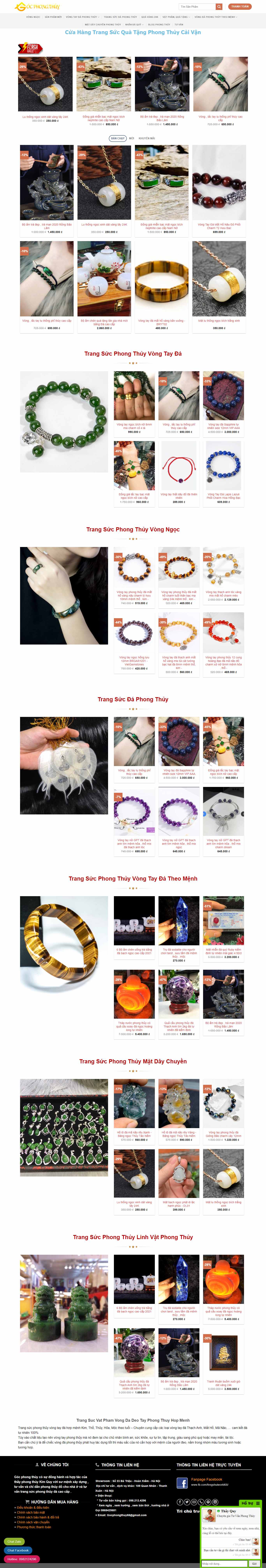 Thiết kế Website web phong thủy cuộc sống - gocphongthuynet