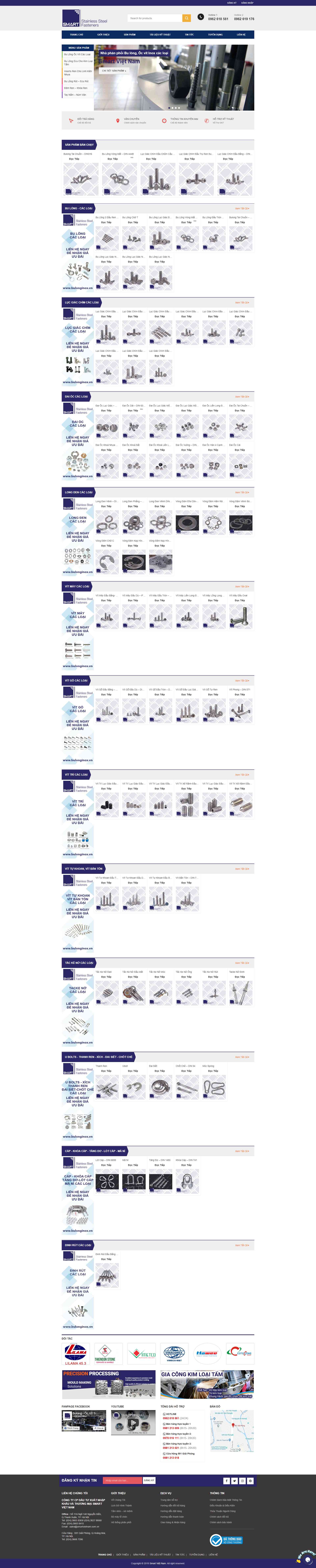 Thiết kế Website web bulong - bulonginoxvn