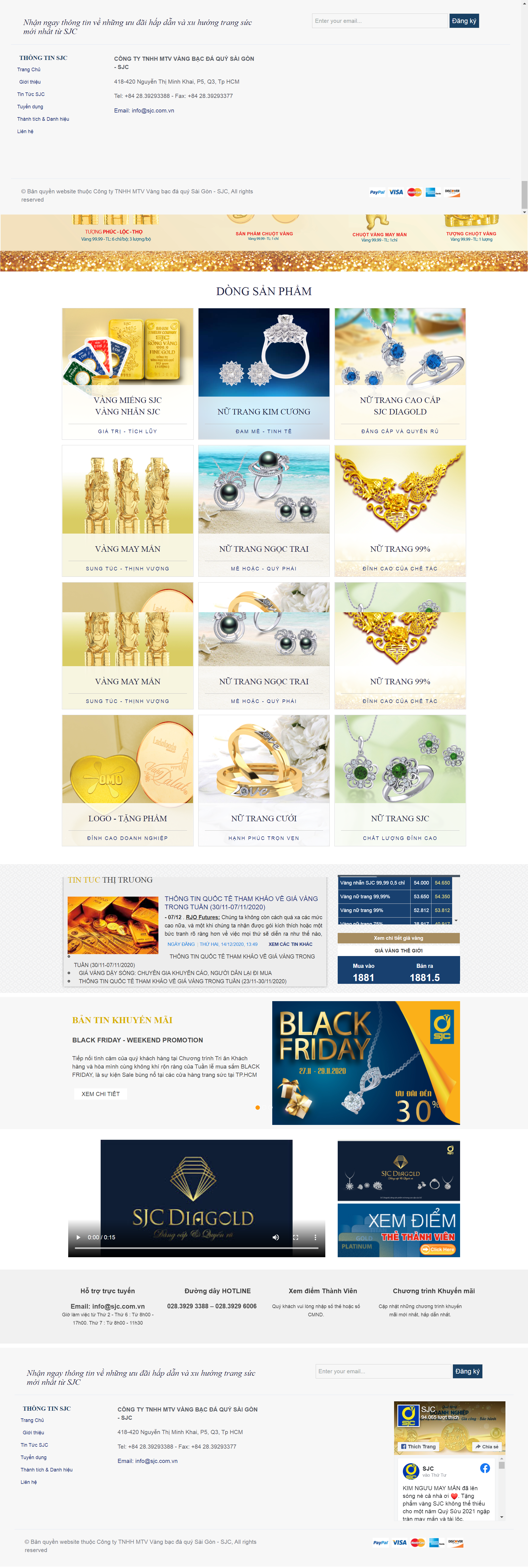 Thiết kế Website Web trang vàng - wwwsjccomvn