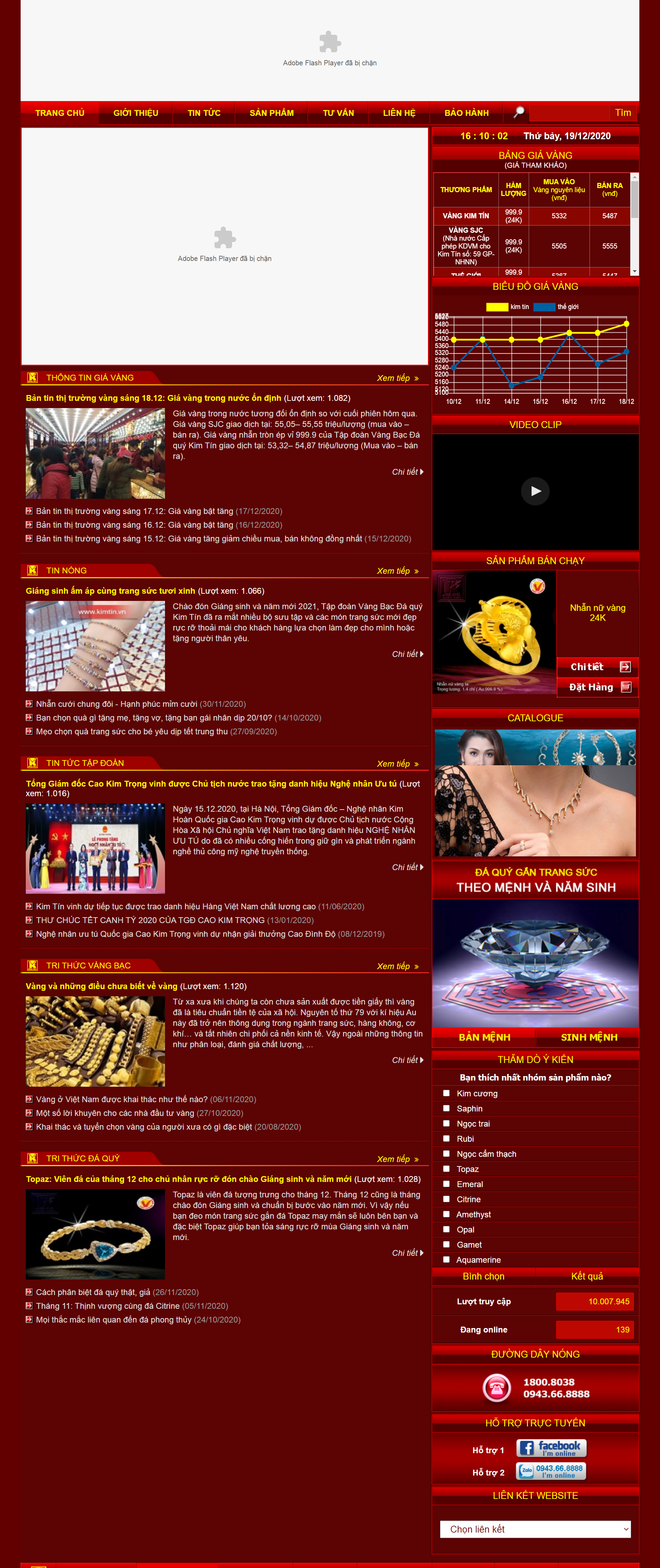 Thiết kế Website Web trang vàng - wwwkimtinvn