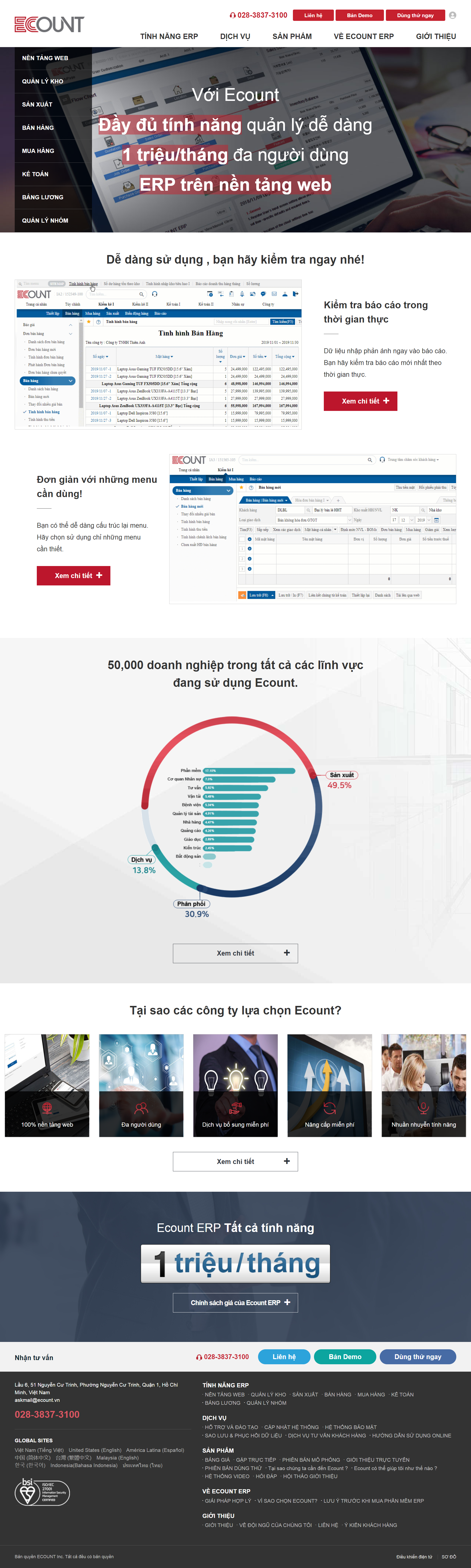 Thiết kế Website Web phần mềm - wwwecountcom