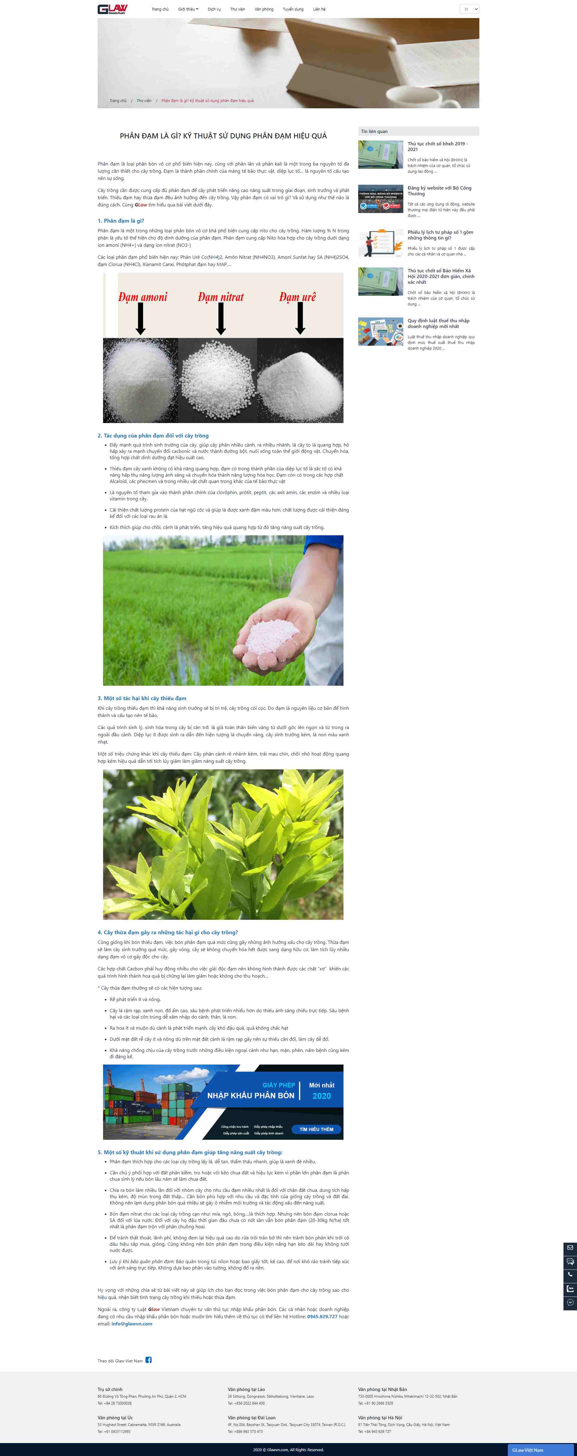 [vandienfmp] Thiết kế Website web phân đạm - glawvncom