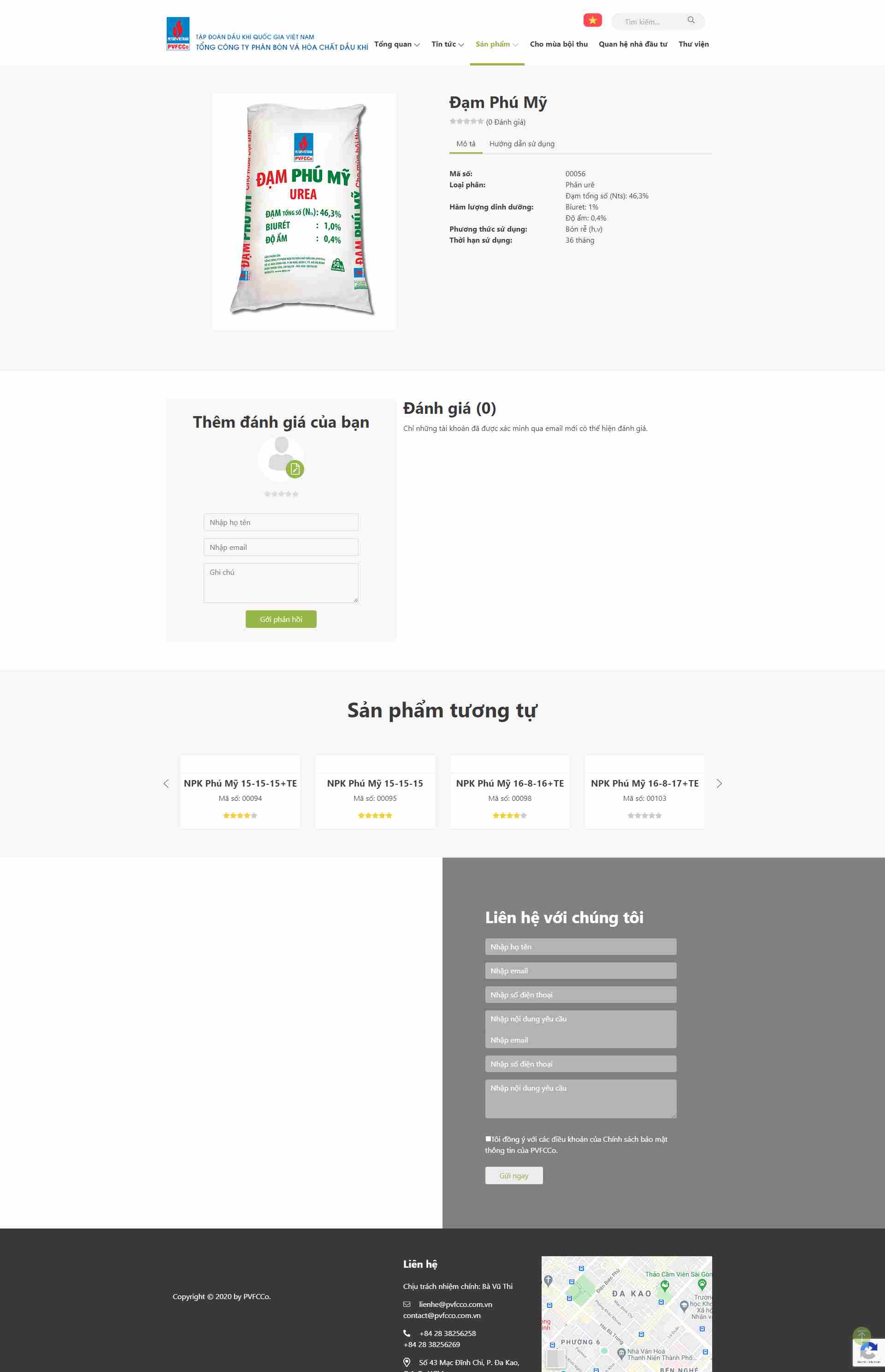[vandienfmp] Thiết kế Website web phân đạm - wwwdpmvn