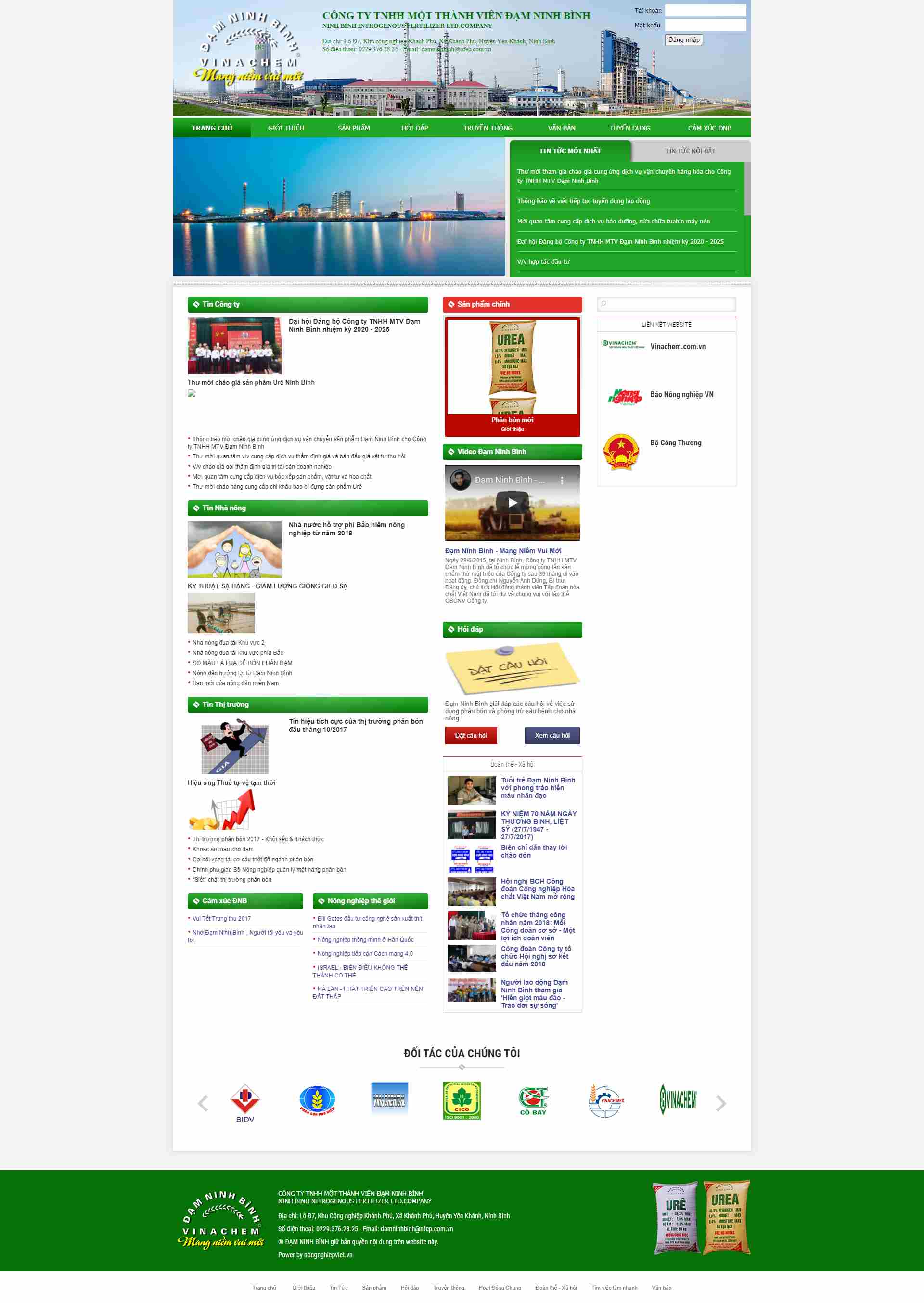 [vandienfmp] Thiết kế Website web phân đạm - damninhbinhcomvn