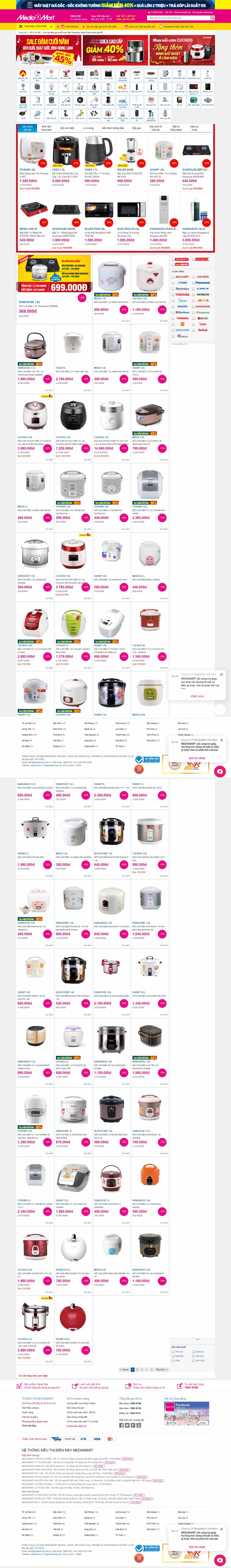 Thiết kế Website web nồi hơi điện - mediamartvn