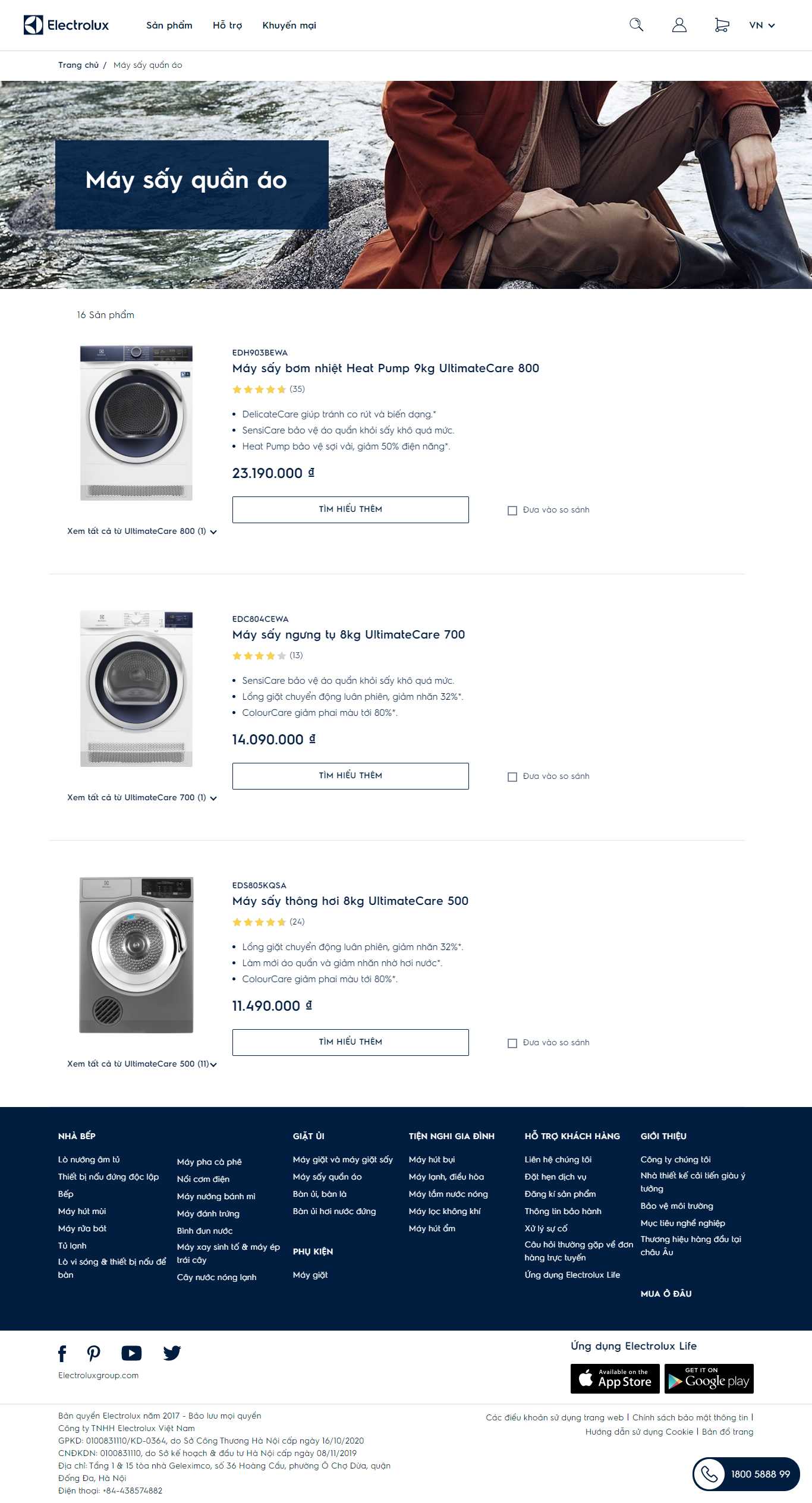 [bongbayaha] Thiết kế Website Web bán hàng online hiệu quả - wwwelectroluxvn