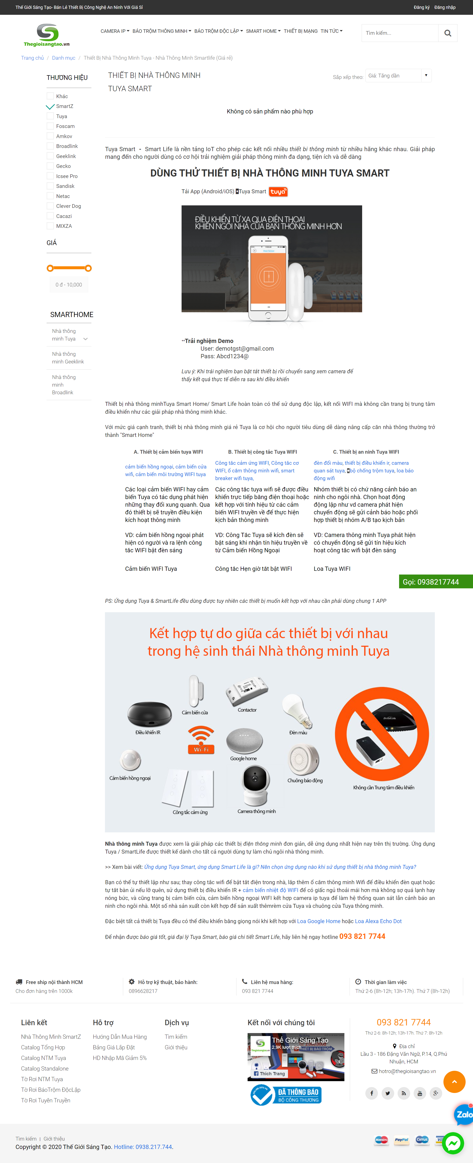 Thiết kế Website web thiết bị điện dân dụng - thegioisangtaovn