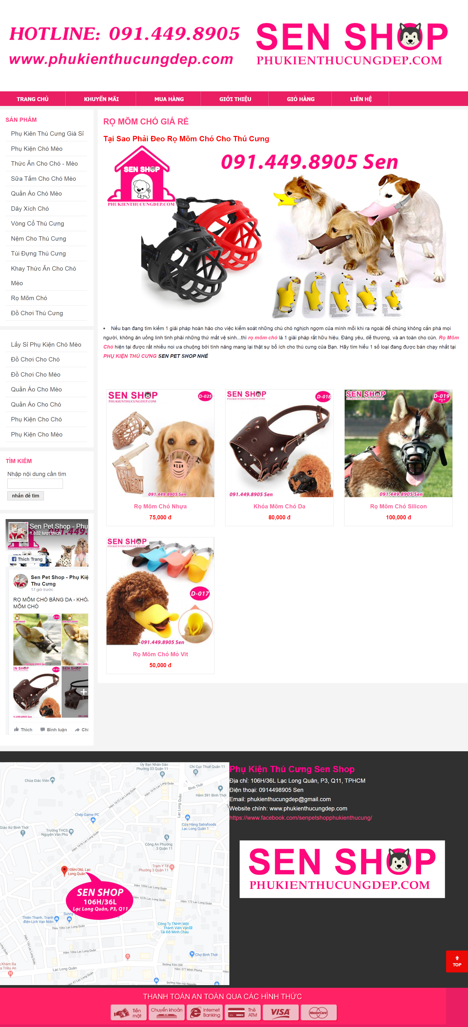 [petplaza] Thiết kế Website web phụ kiện thú cưng - wwwphukienthucungdepcom